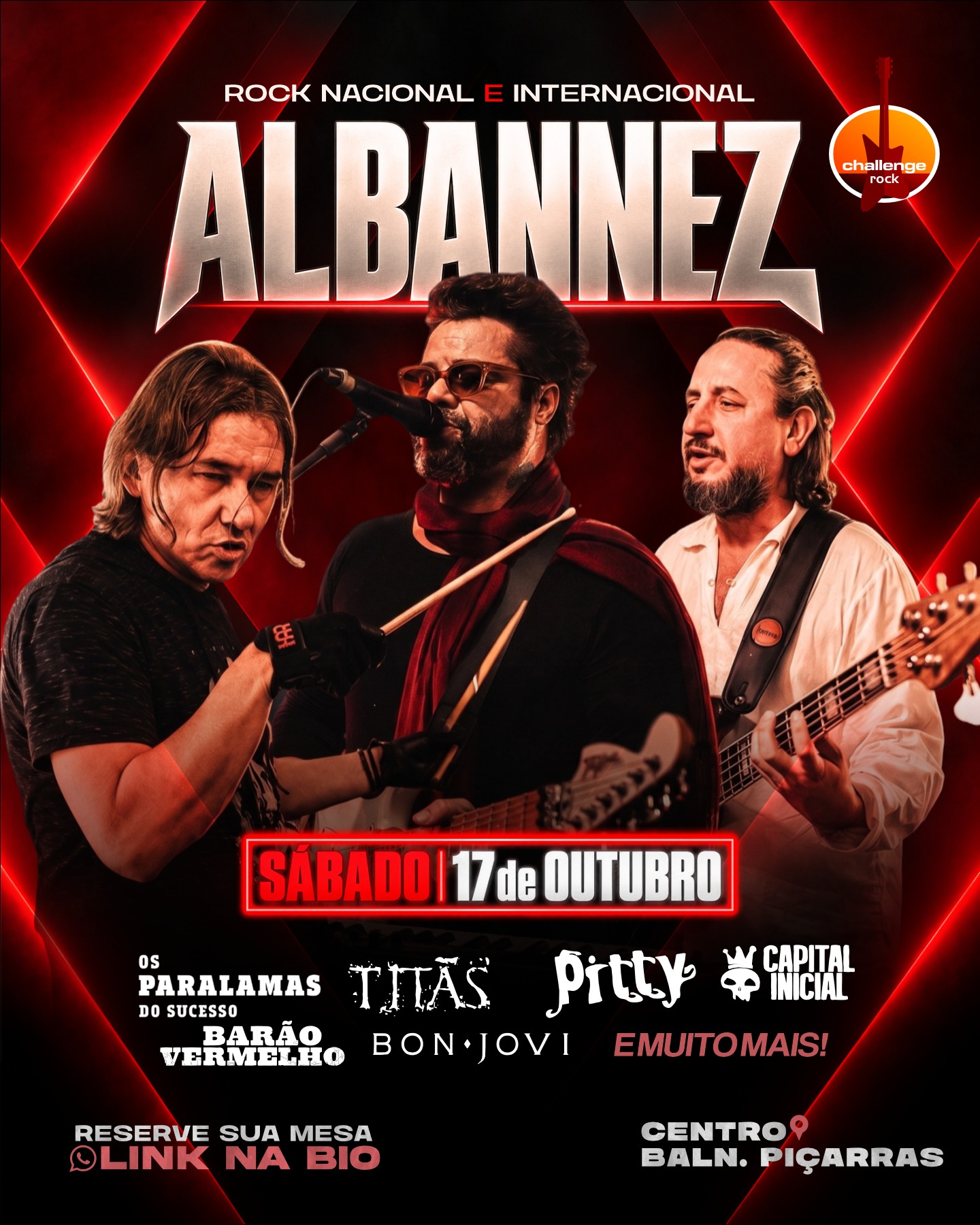 Albann3z Rock Trio — SÁB · 17 OUT | TocaOnde