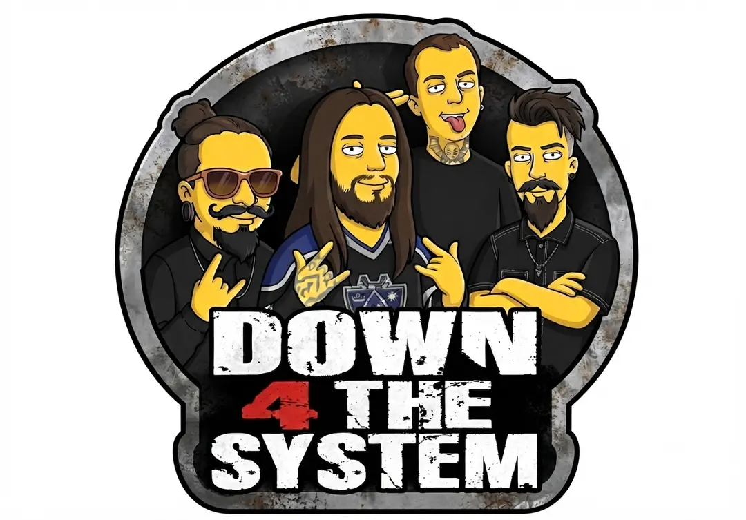 Flyer de Down For The System e DOWN 4 THE SYSTEM