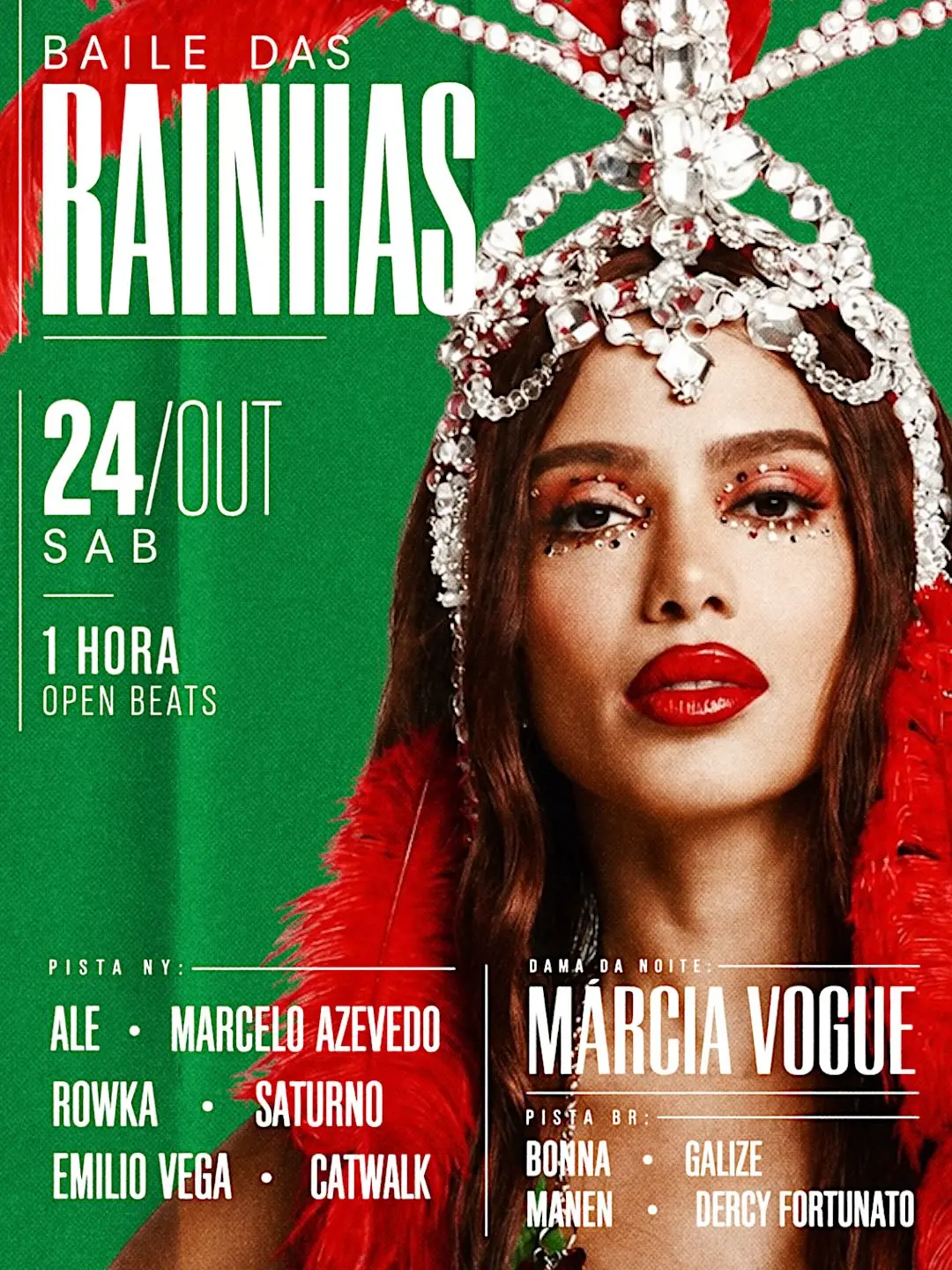 Flyer de Alê, Marcelo Azevedo, Rowka, Saturno e mais 6 artistas