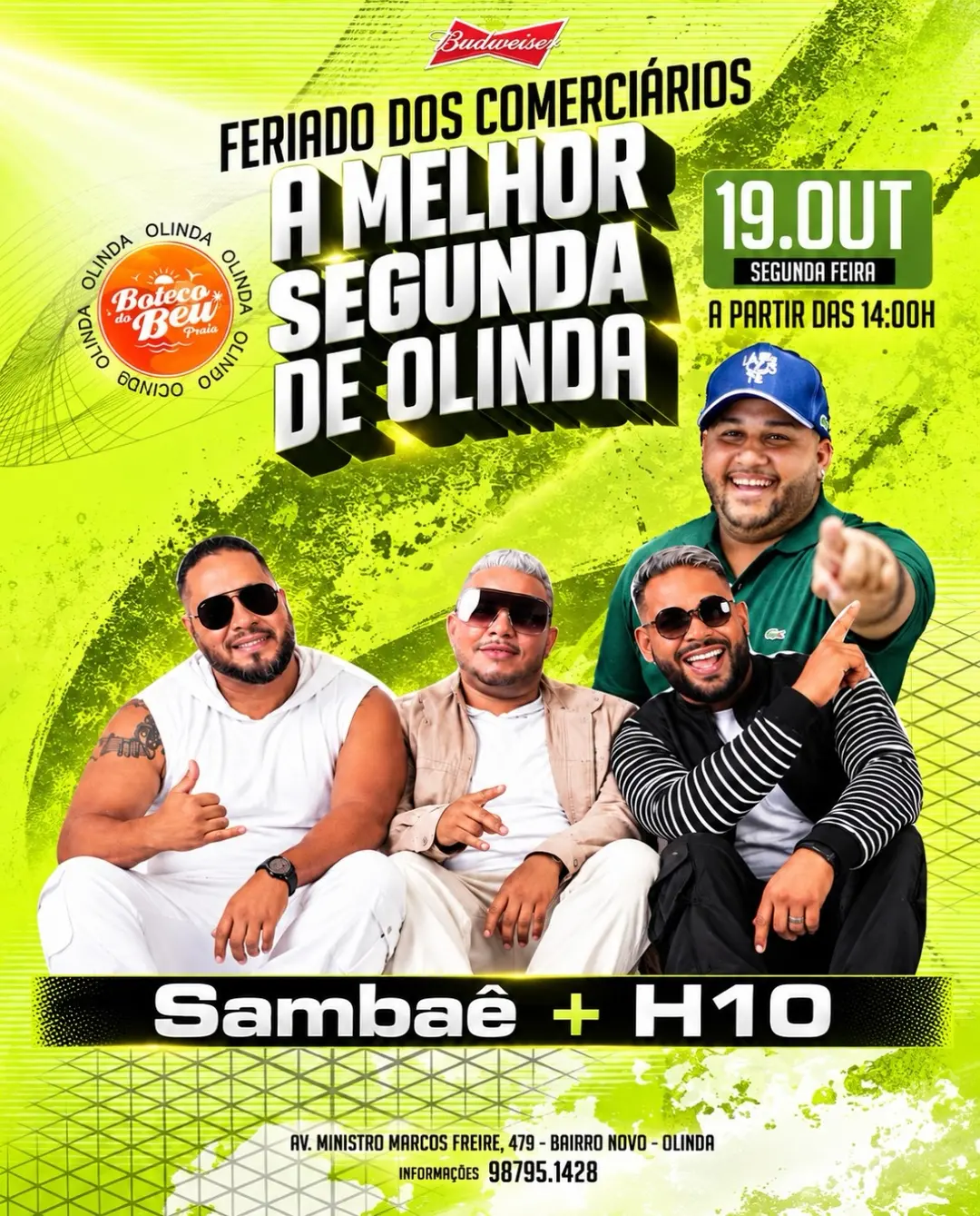 Flyer de Sambaê e H10