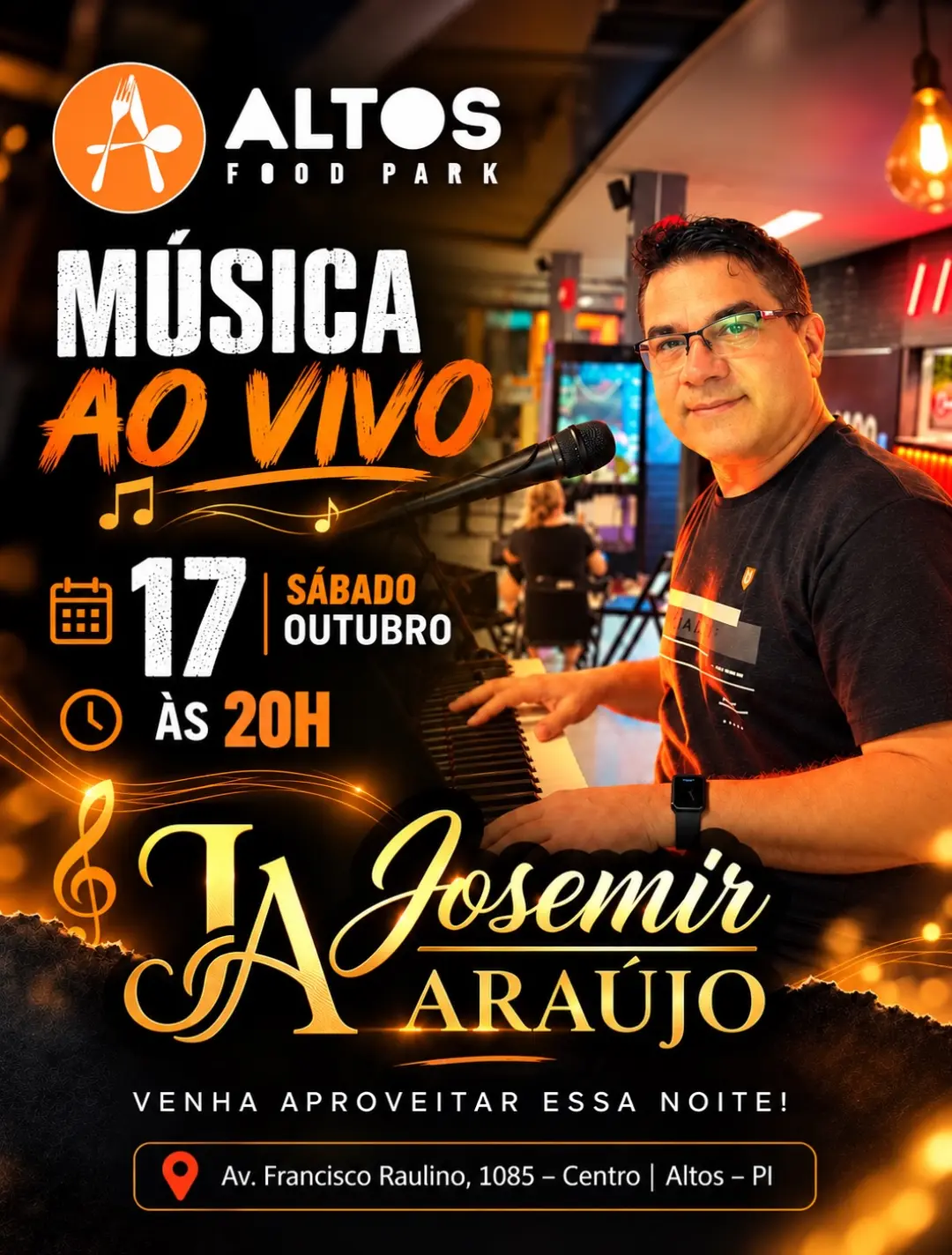 Flyer de Josemir Araújo