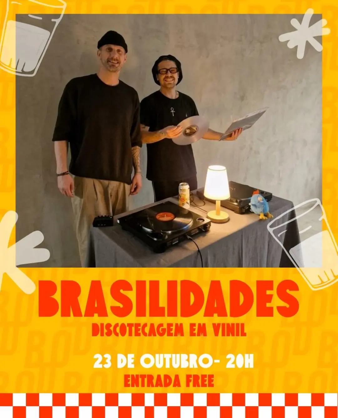 Flyer de Kako e o Lucas