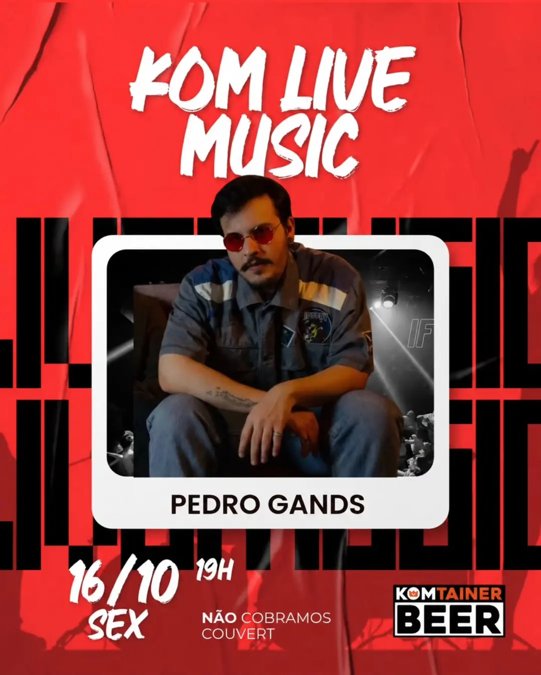 Flyer de Pedro Gands