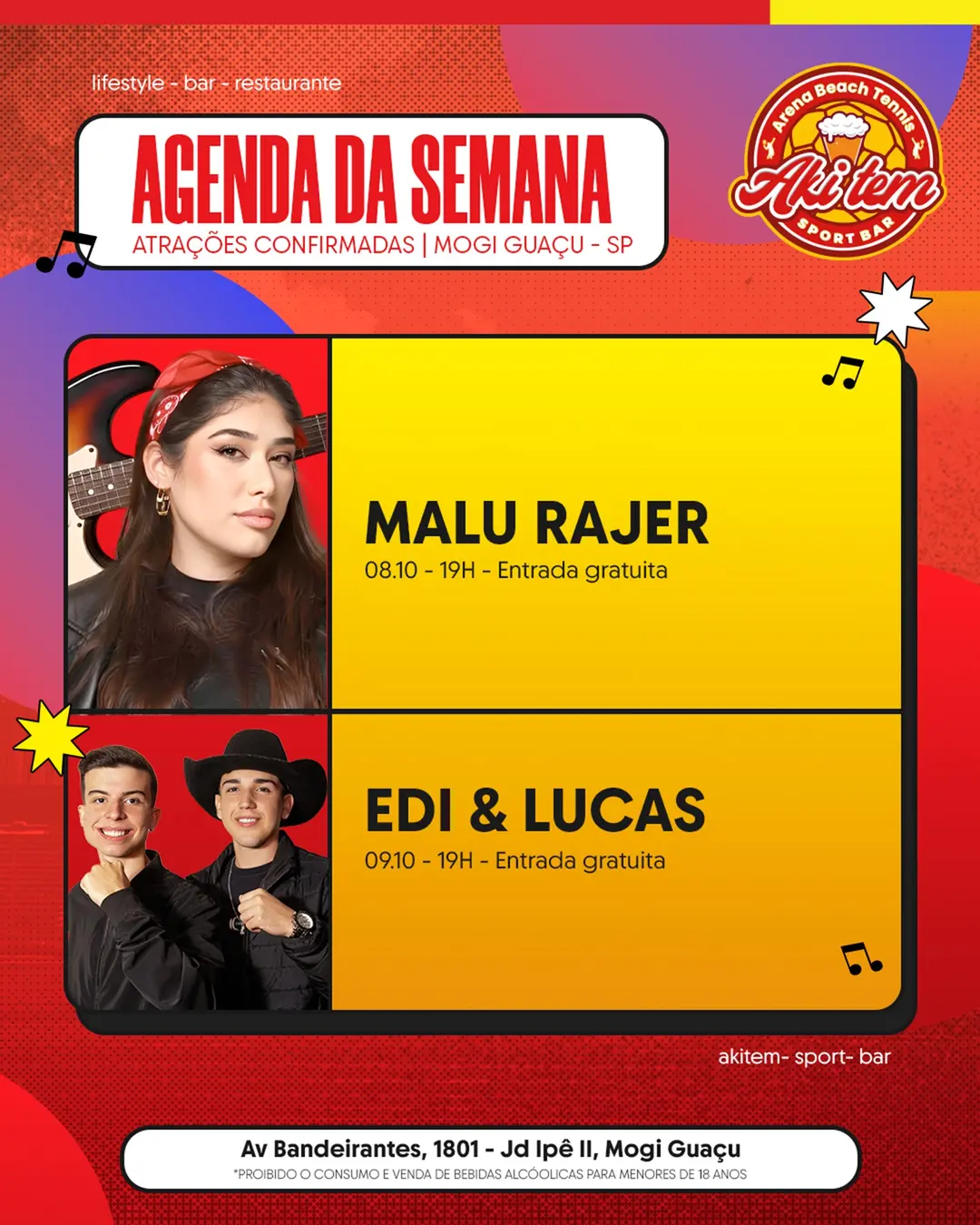 Flyer de Malu