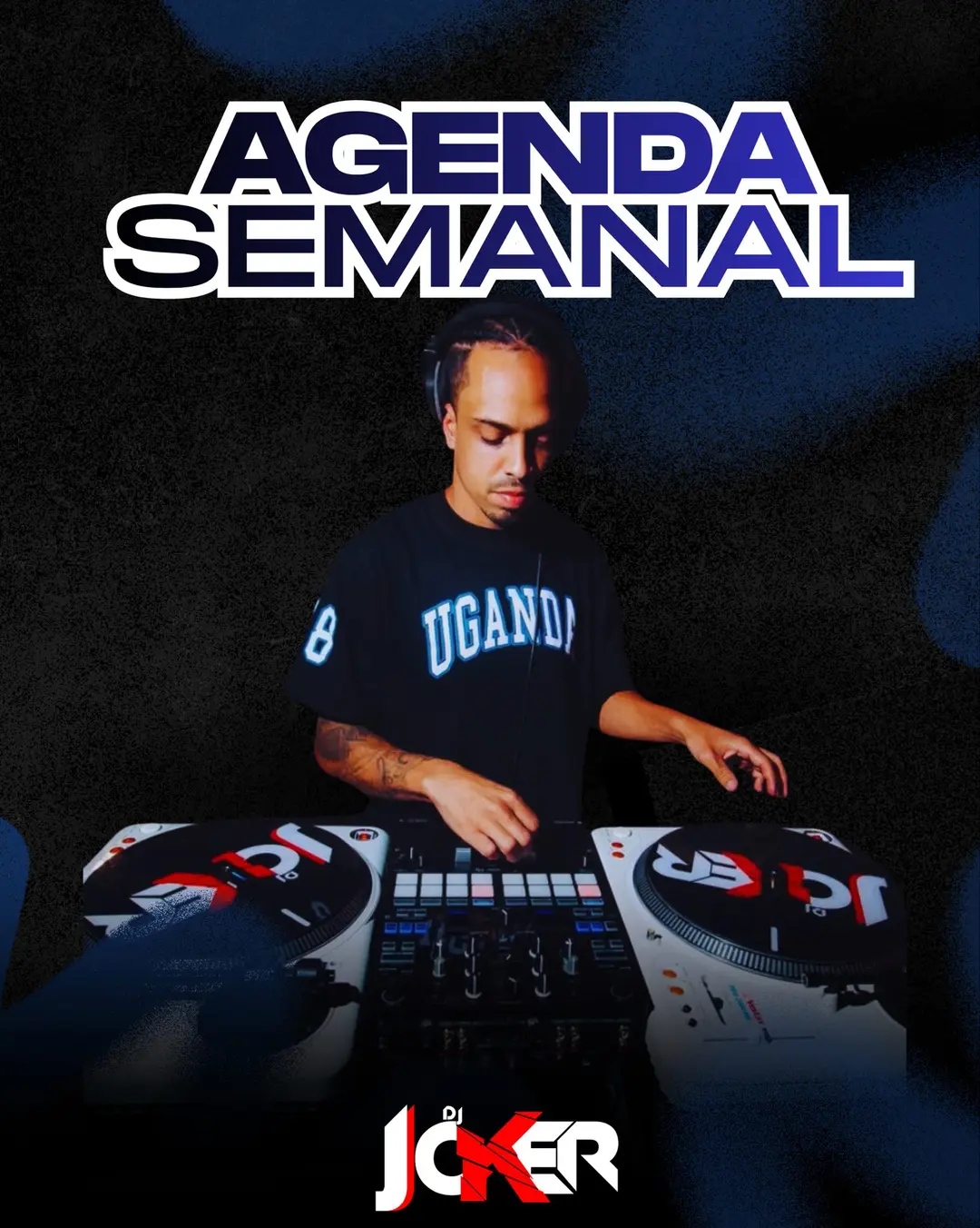 Flyer de DJ Joker e União Samba Rock