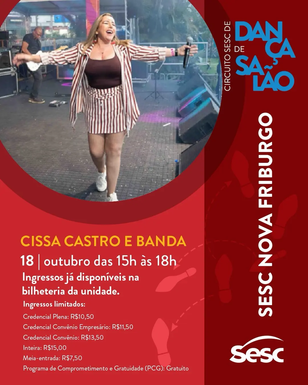 Flyer de Cissa Castro