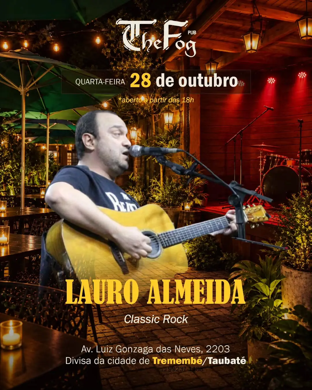 Flyer de Lauro Almeida