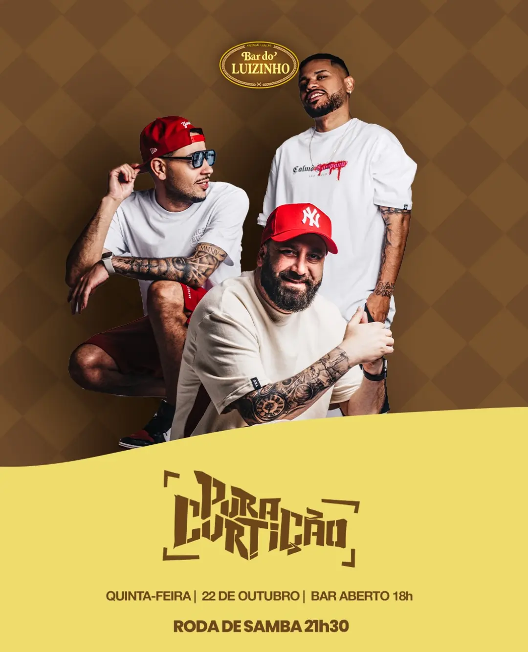 Flyer de Grupo Pura Curticão