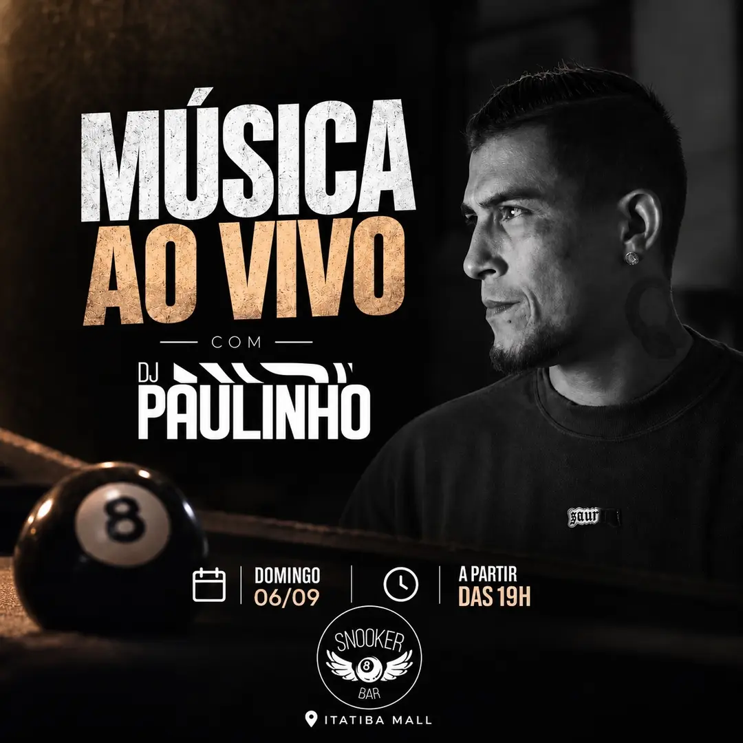 Flyer de DJ Paulinho Sumição