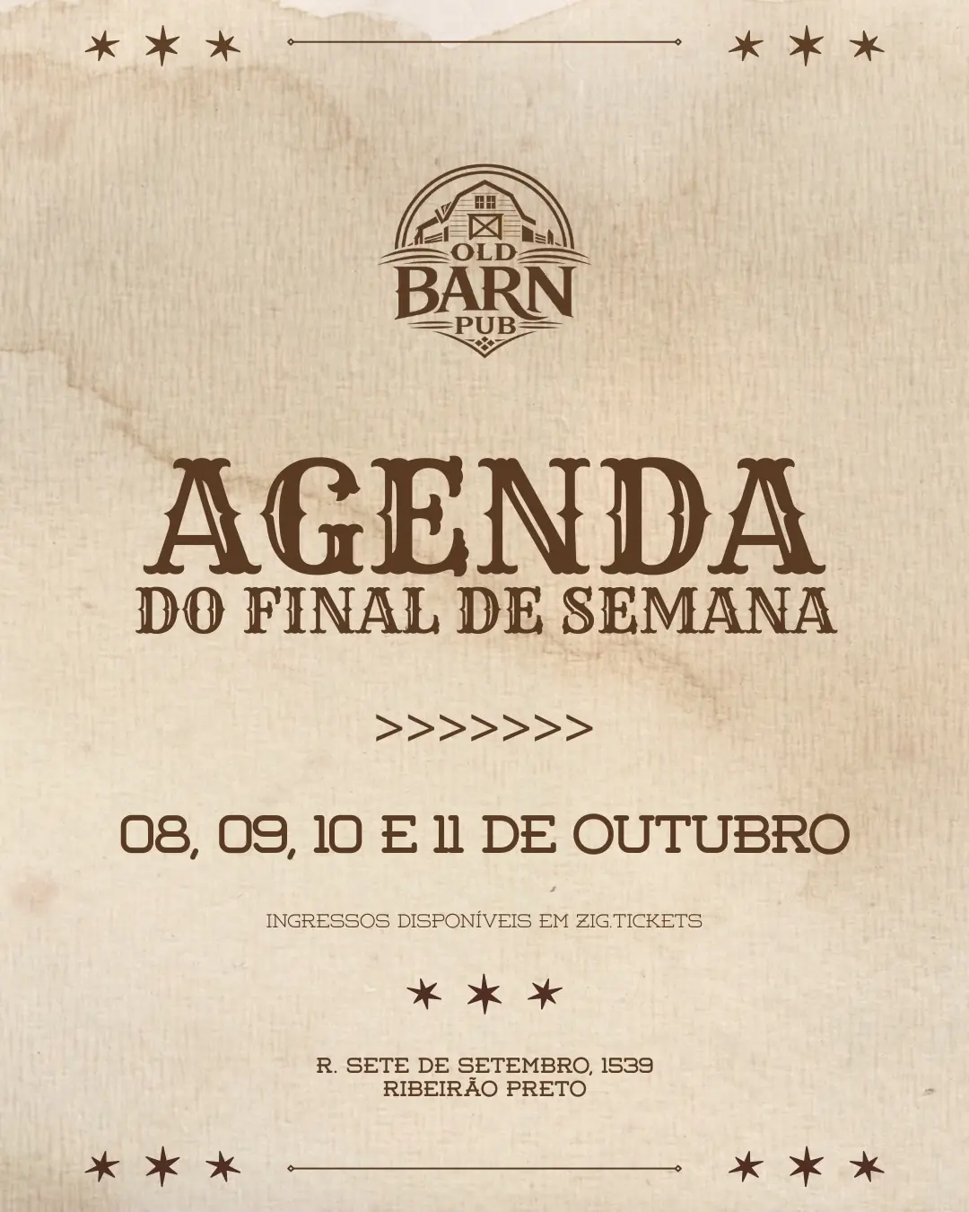 Flyer de Victor Salles e Leandro e mais 3 artistas