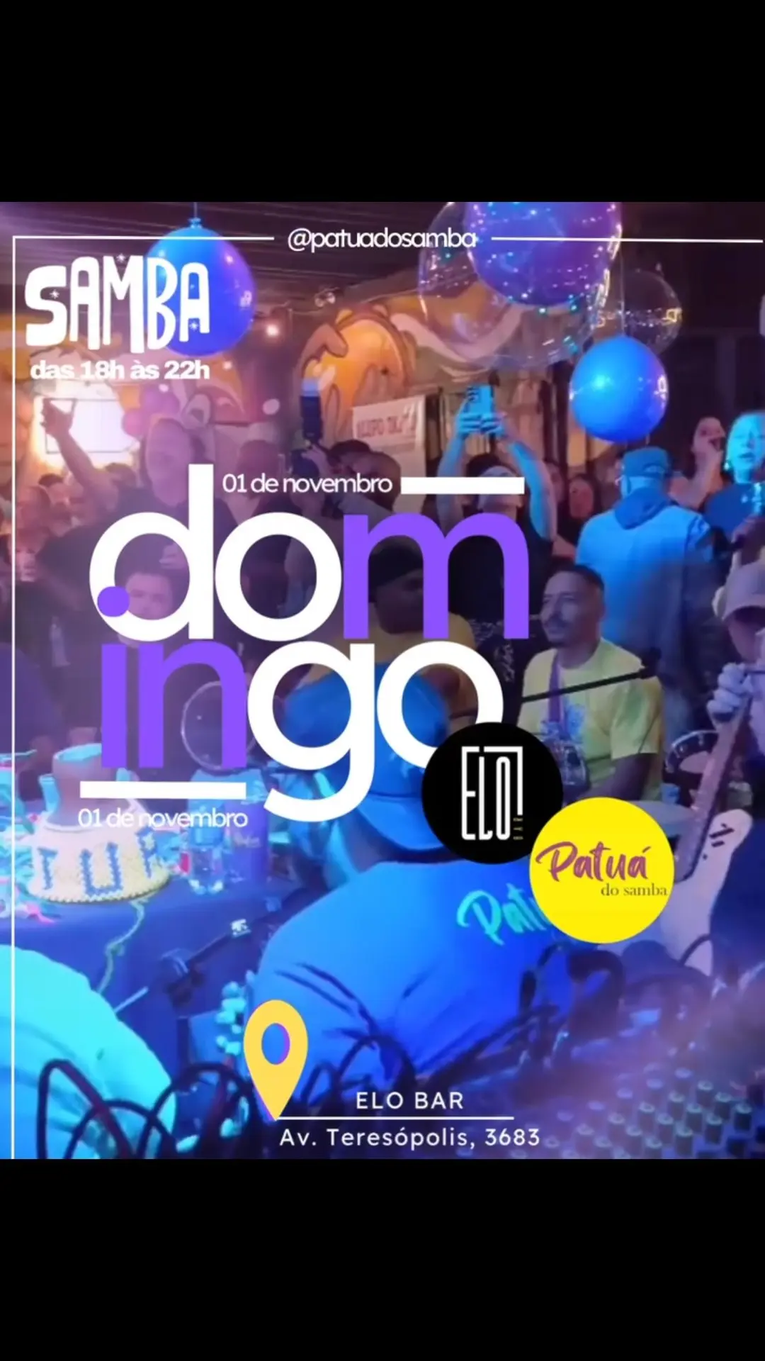 Flyer de Patuá do Samba