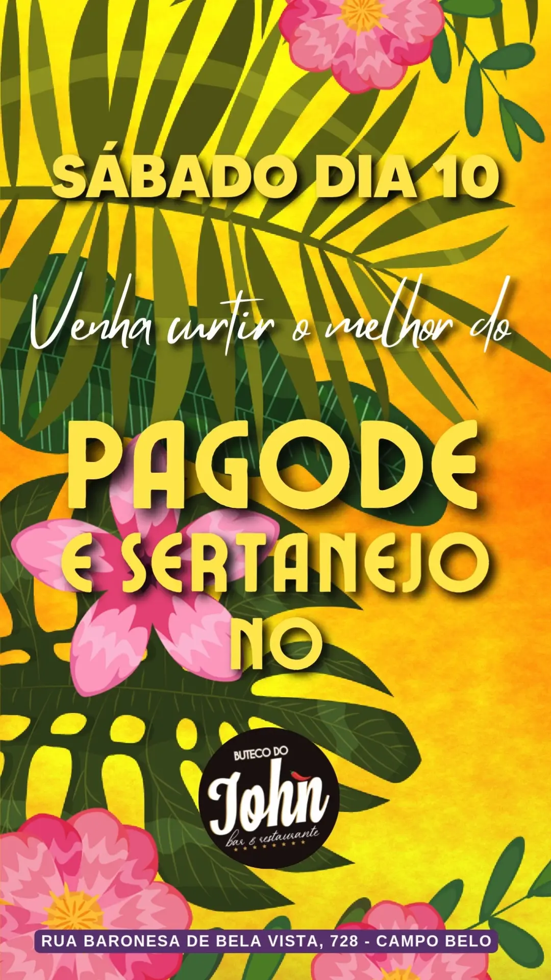 Flyer de Marcio Riso, Dieguinho e Juliana Netto