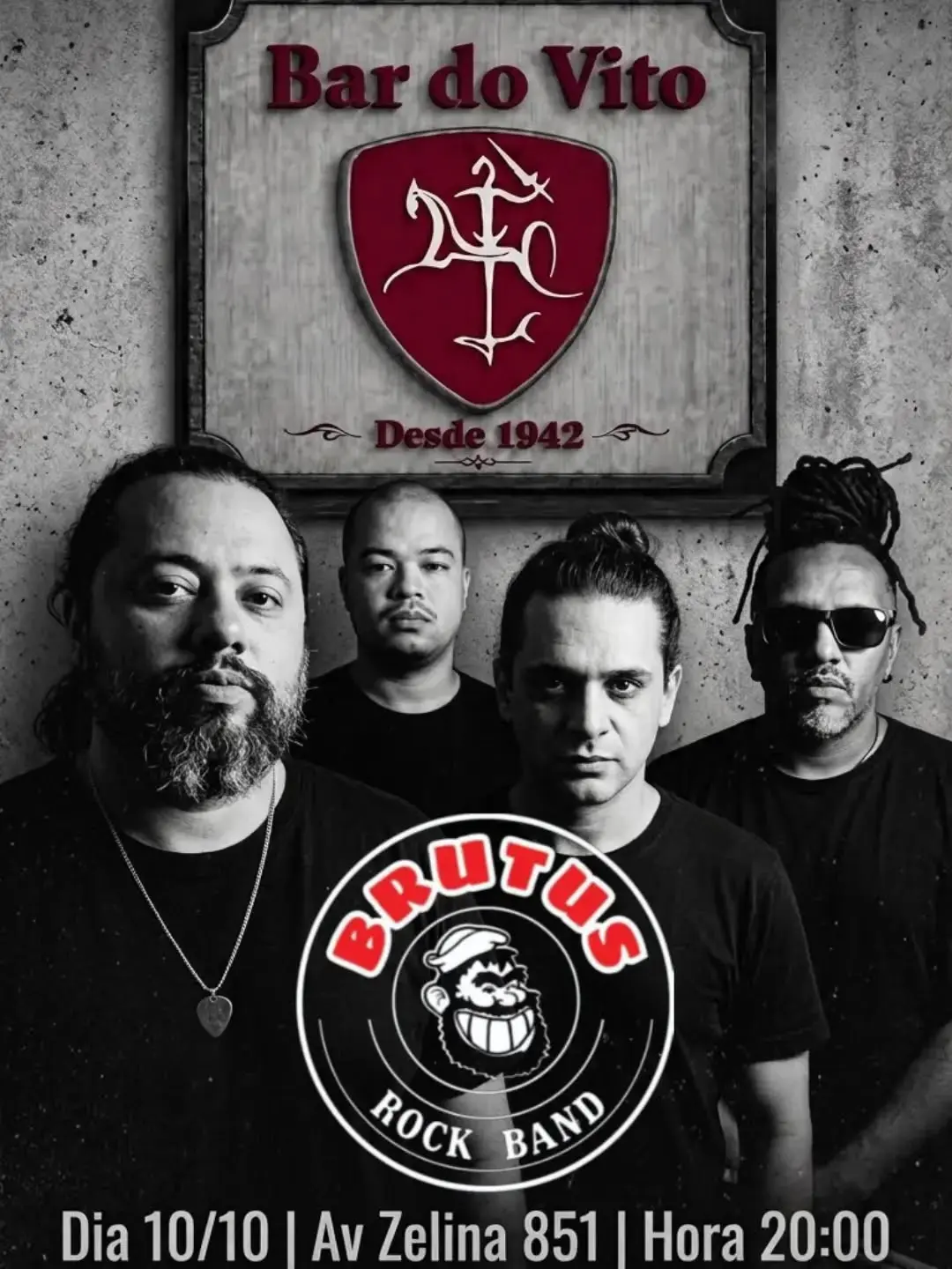 Flyer de Banda Brutus