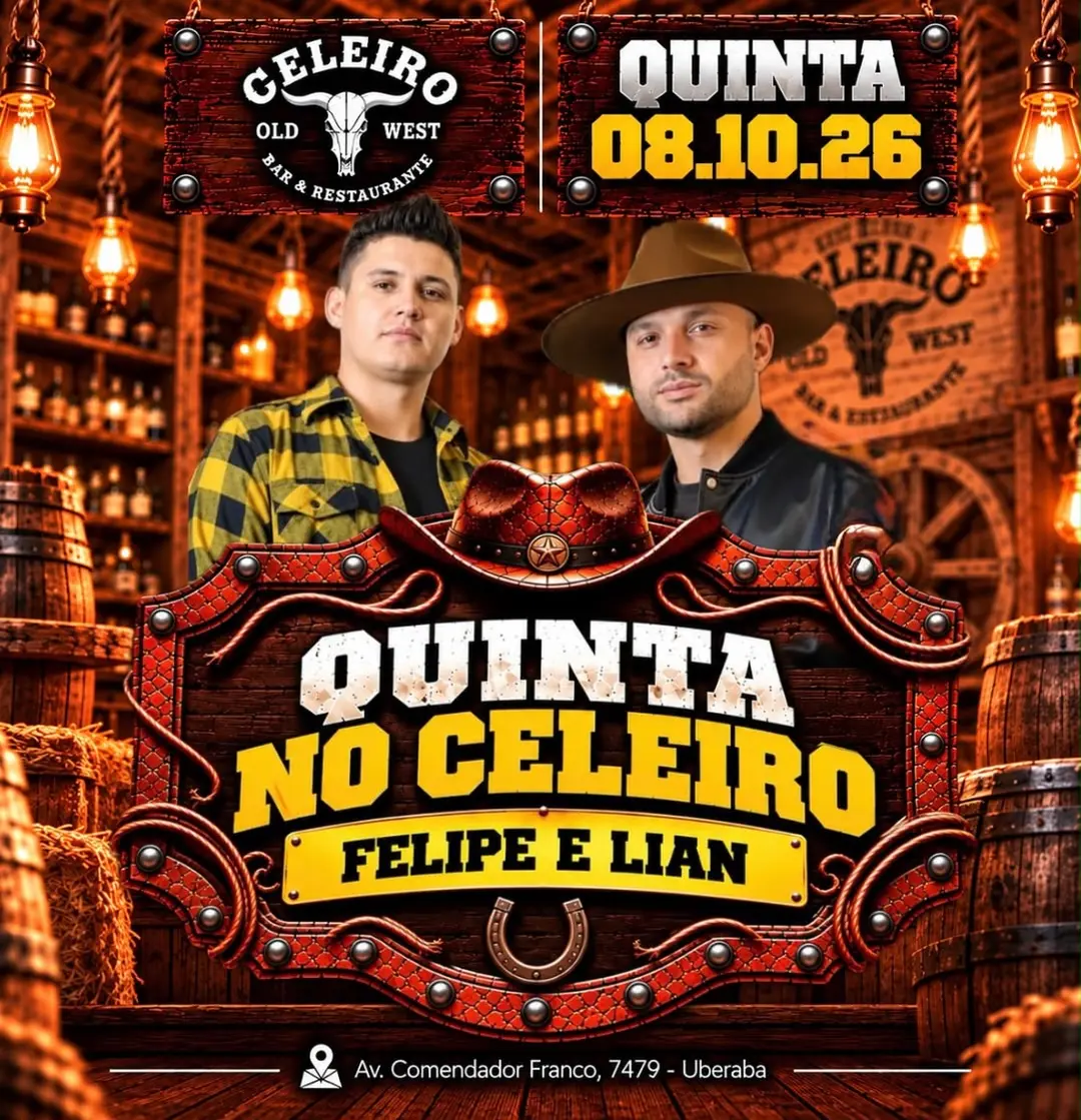 Flyer de Felipe & Lian
