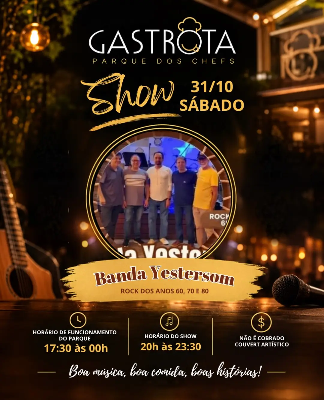 Flyer de Banda Yestersom