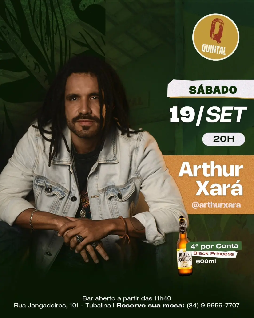 Flyer de Xará