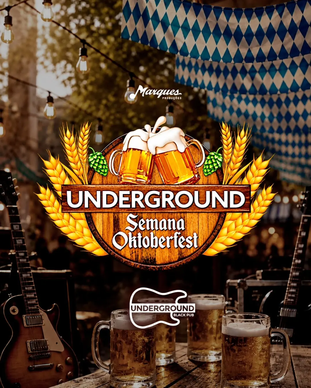 Flyer de Coffee Rock Uai, Beer Juice, Steel Lions e LIKE 5