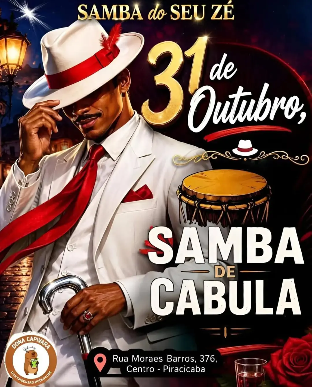 Flyer de Samba de Cabula