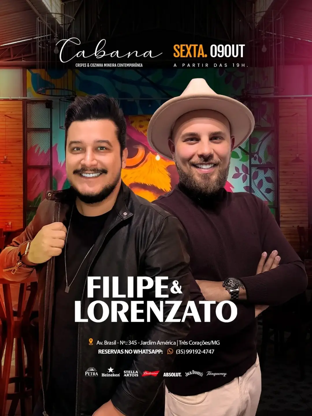 Flyer de Filipe & Lorenzato