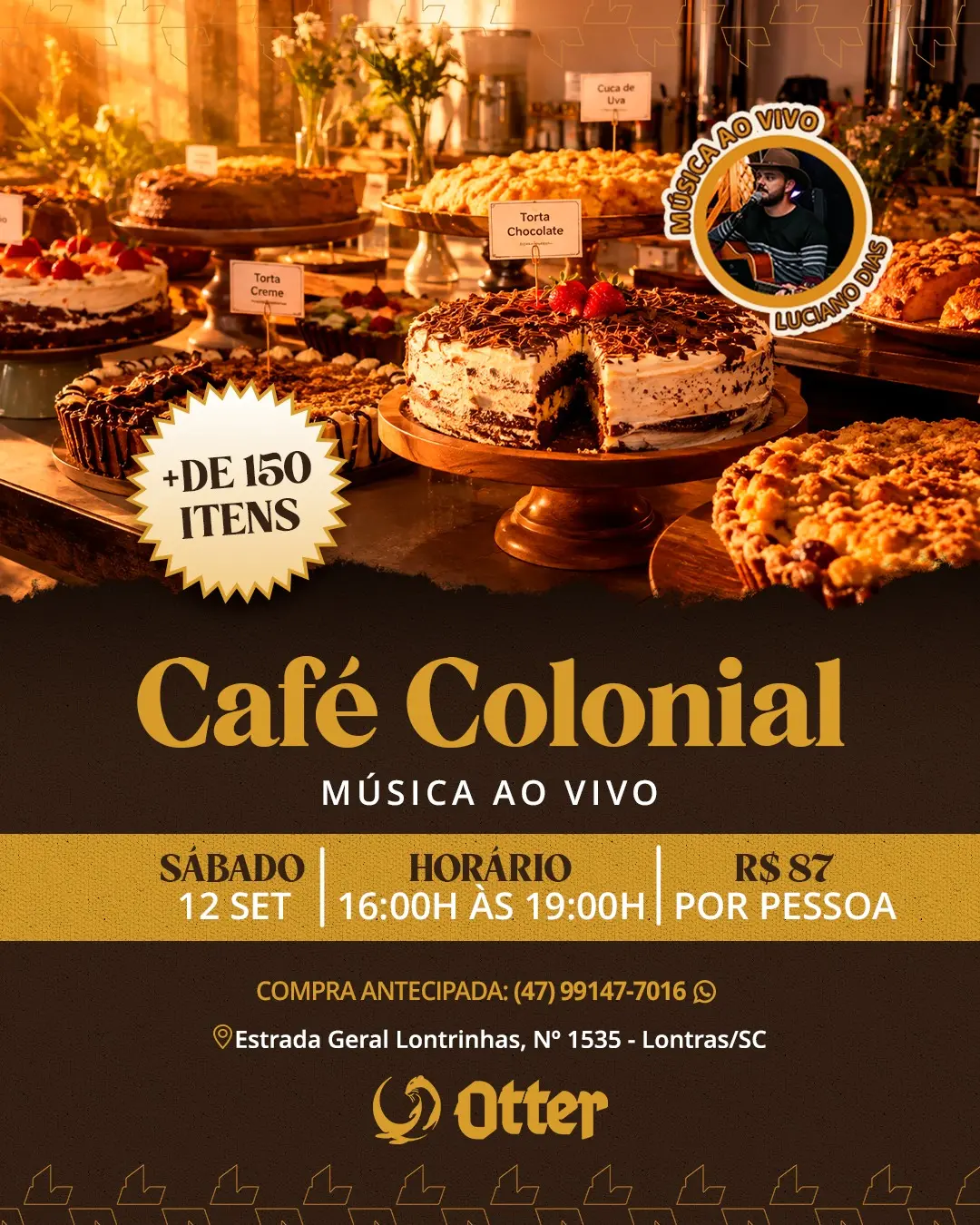 Flyer de Luciano Dias