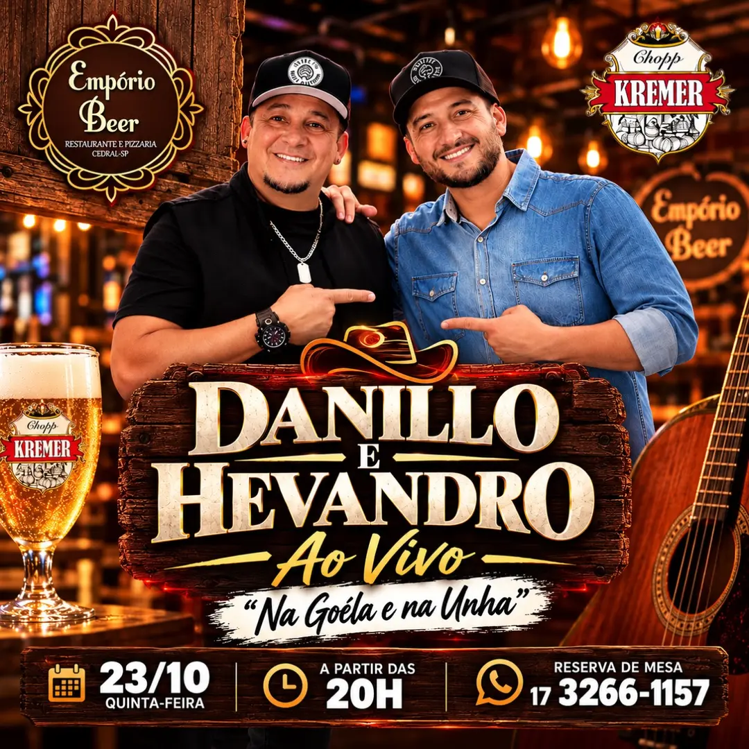 Flyer de Danillo & Hevandro