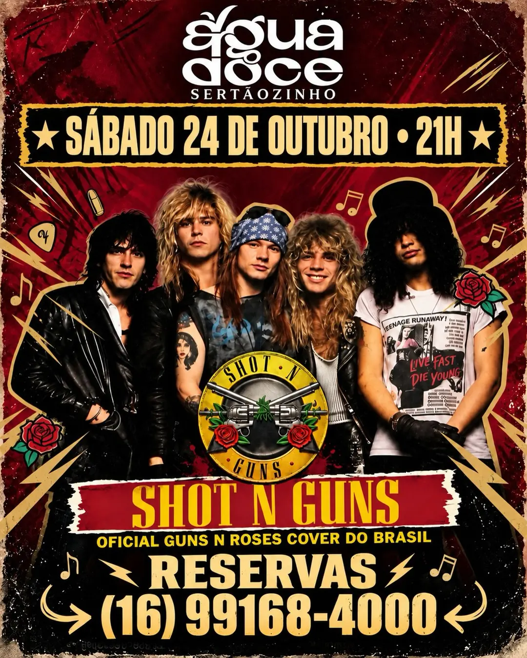 Flyer de Banda Shot n Guns