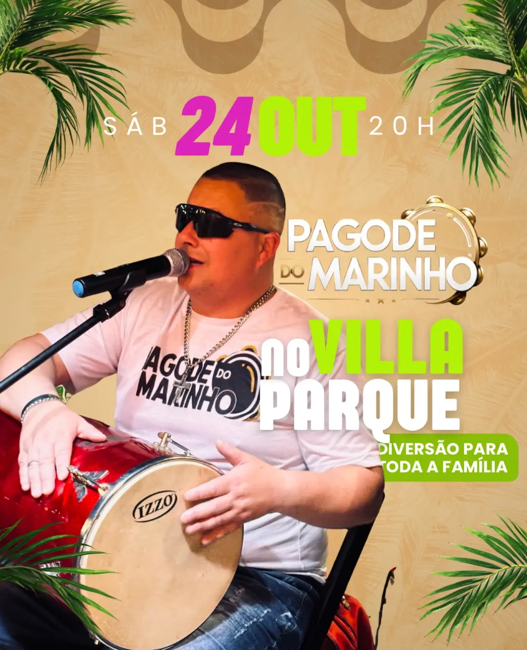 Flyer de Pagode do Marinho