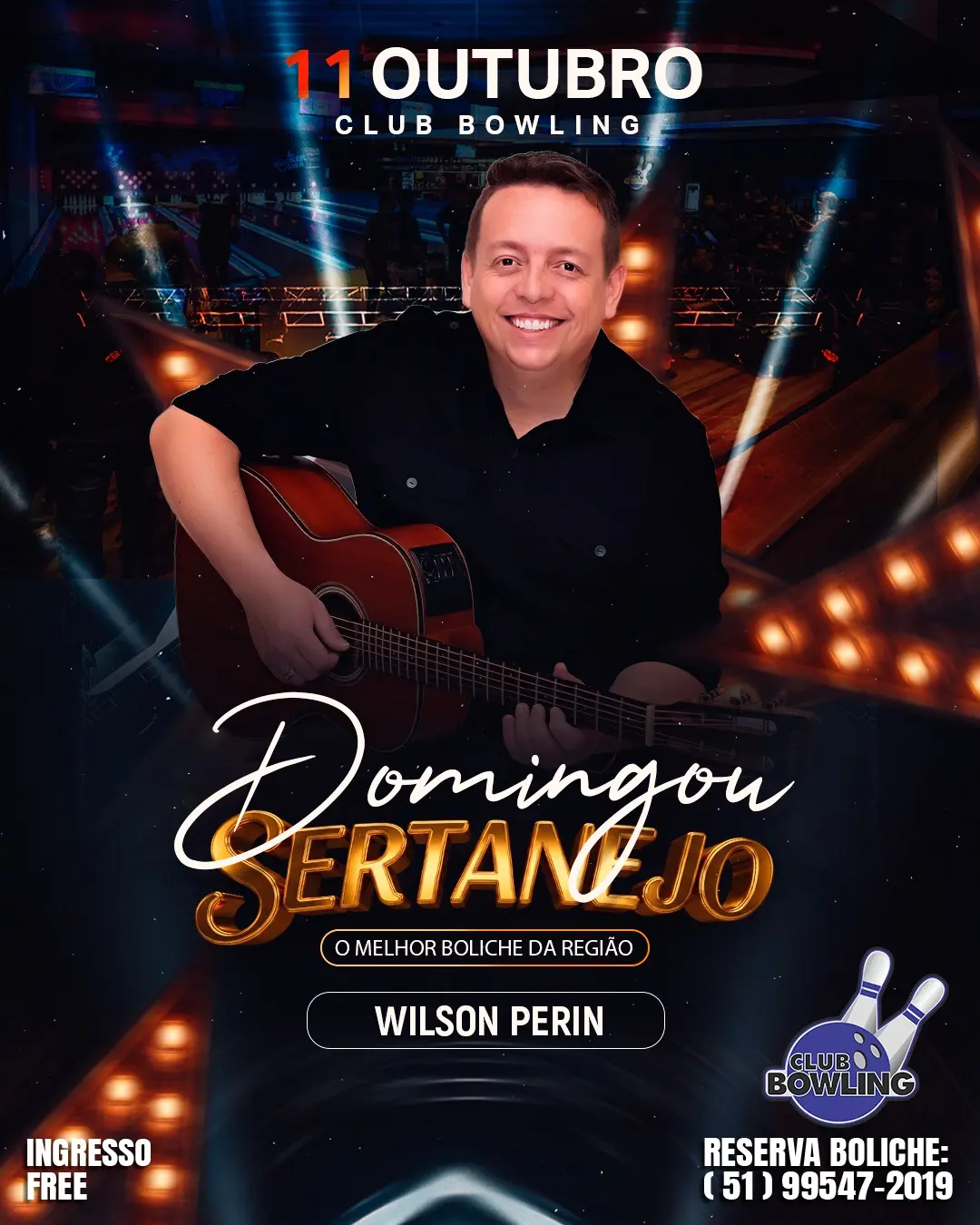 Flyer de Wilson Perin