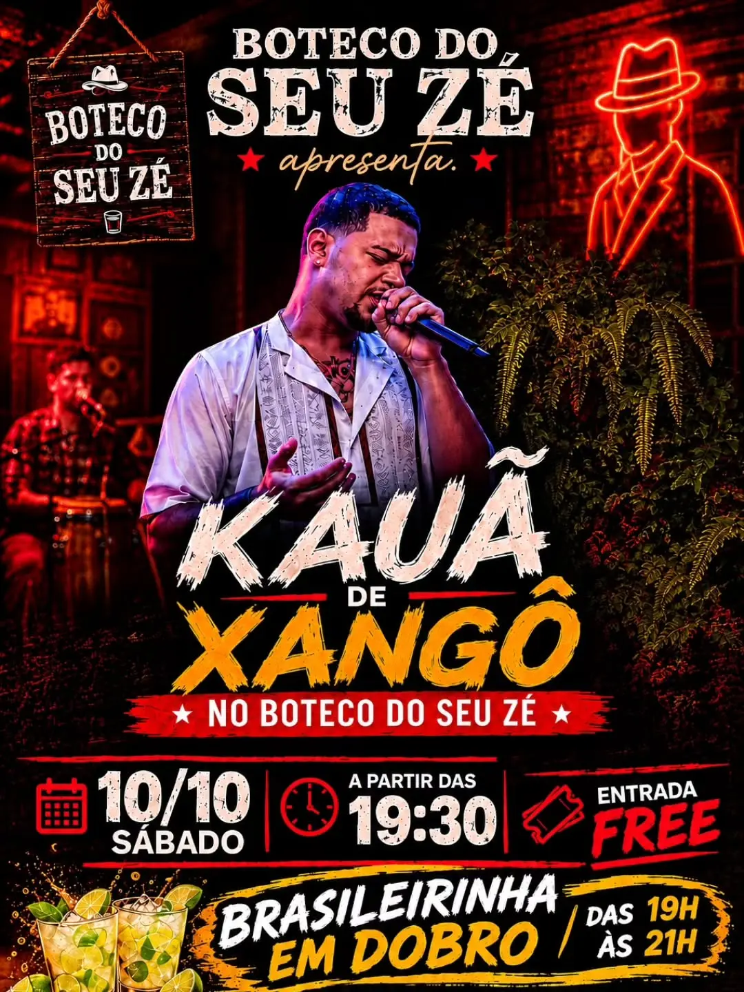 Flyer de Kauã de Xangô