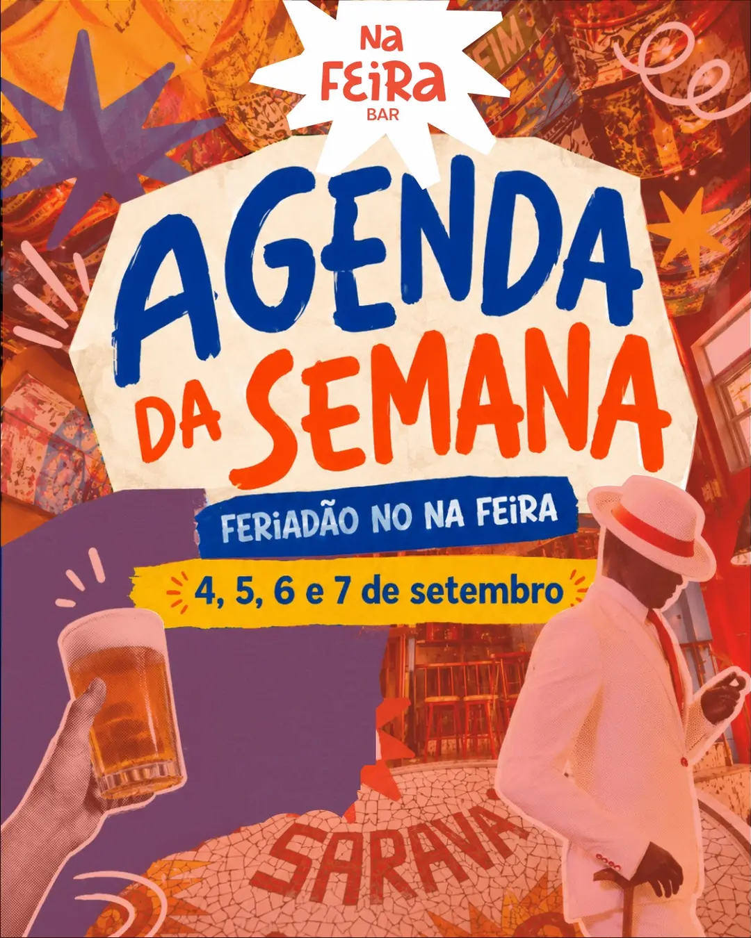 Flyer de Grupo Me Chama Que Eu Vou e Curte Aí