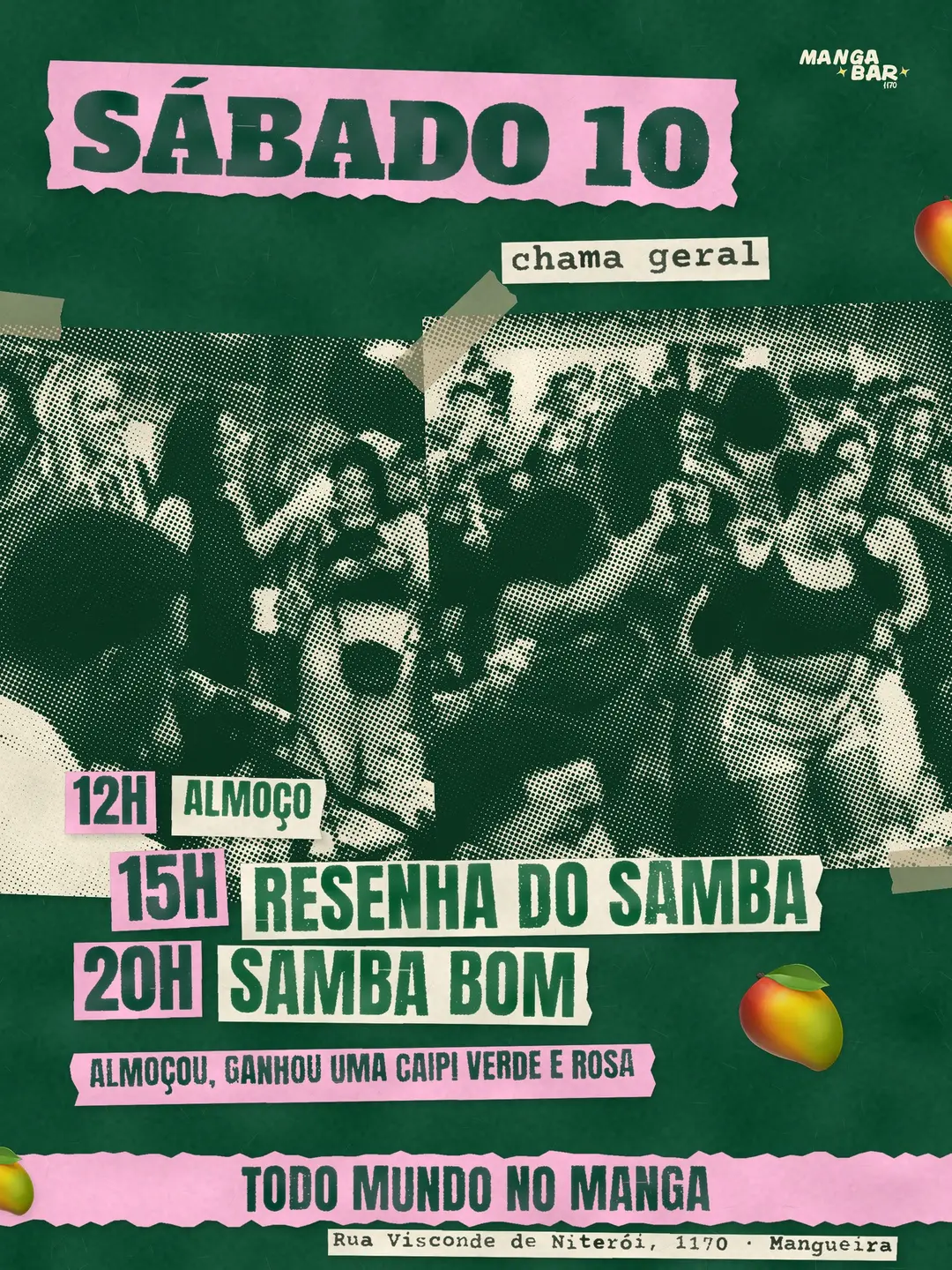 Flyer de Pede Teresa e Encontro das Batidas
