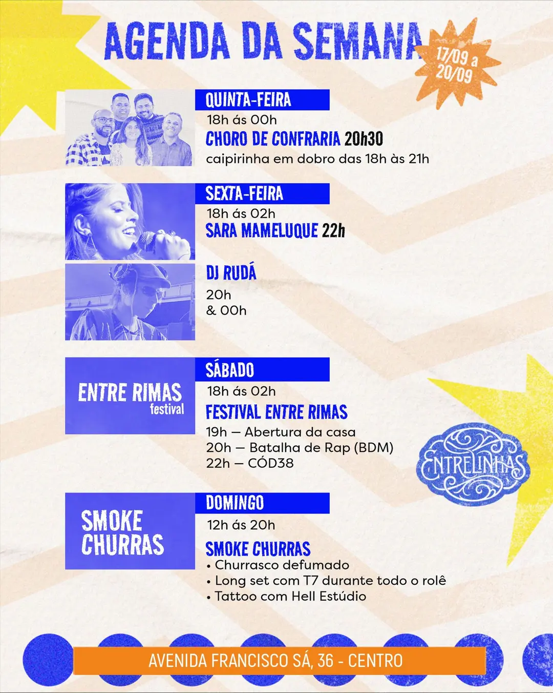 Flyer de COD38 e Batalha de Rap