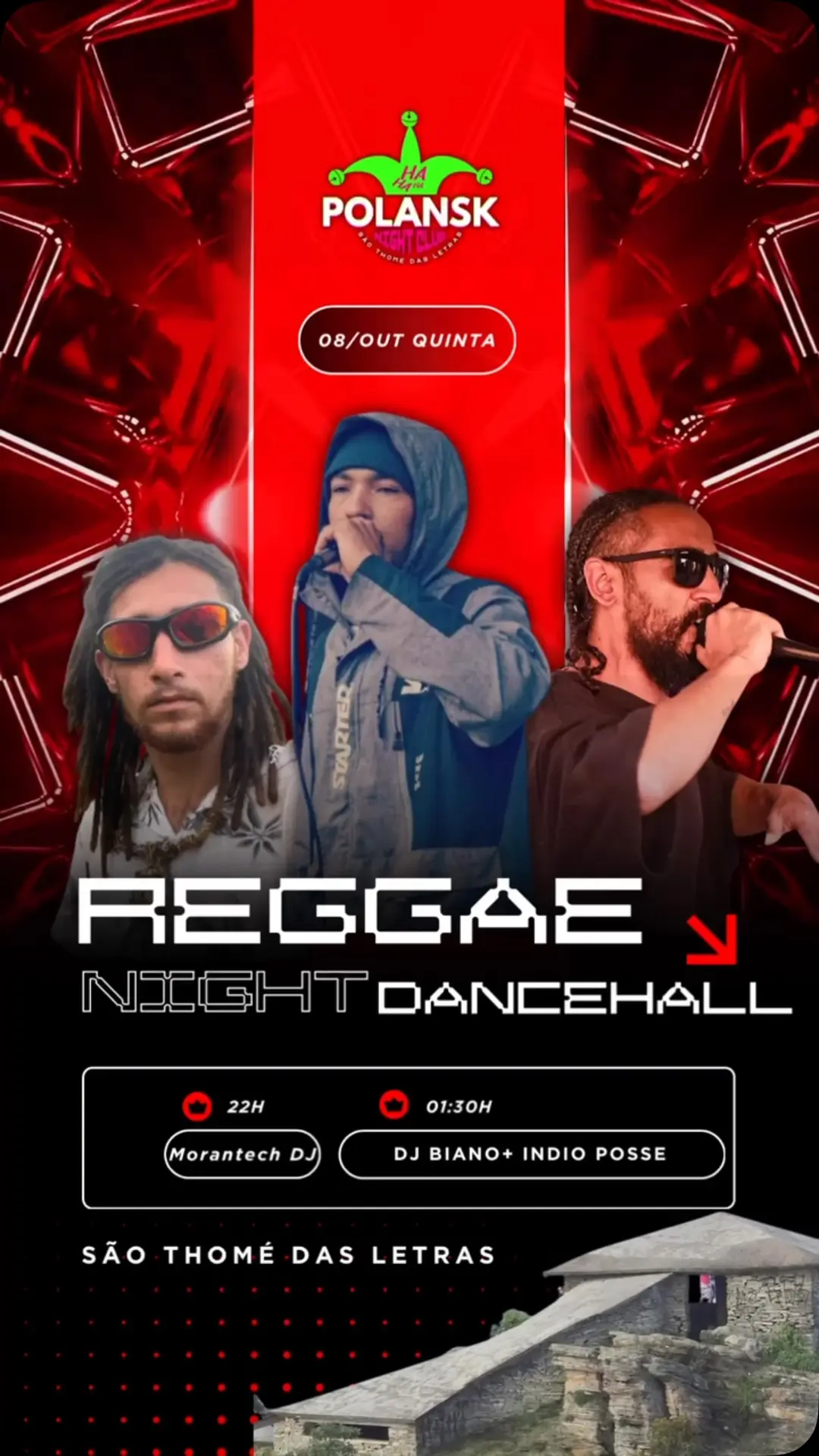 Flyer de Humberto Pires, Índio Posse e bianoculture