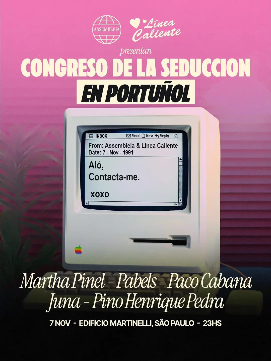Flyer de Assembleia e Línea Caliente