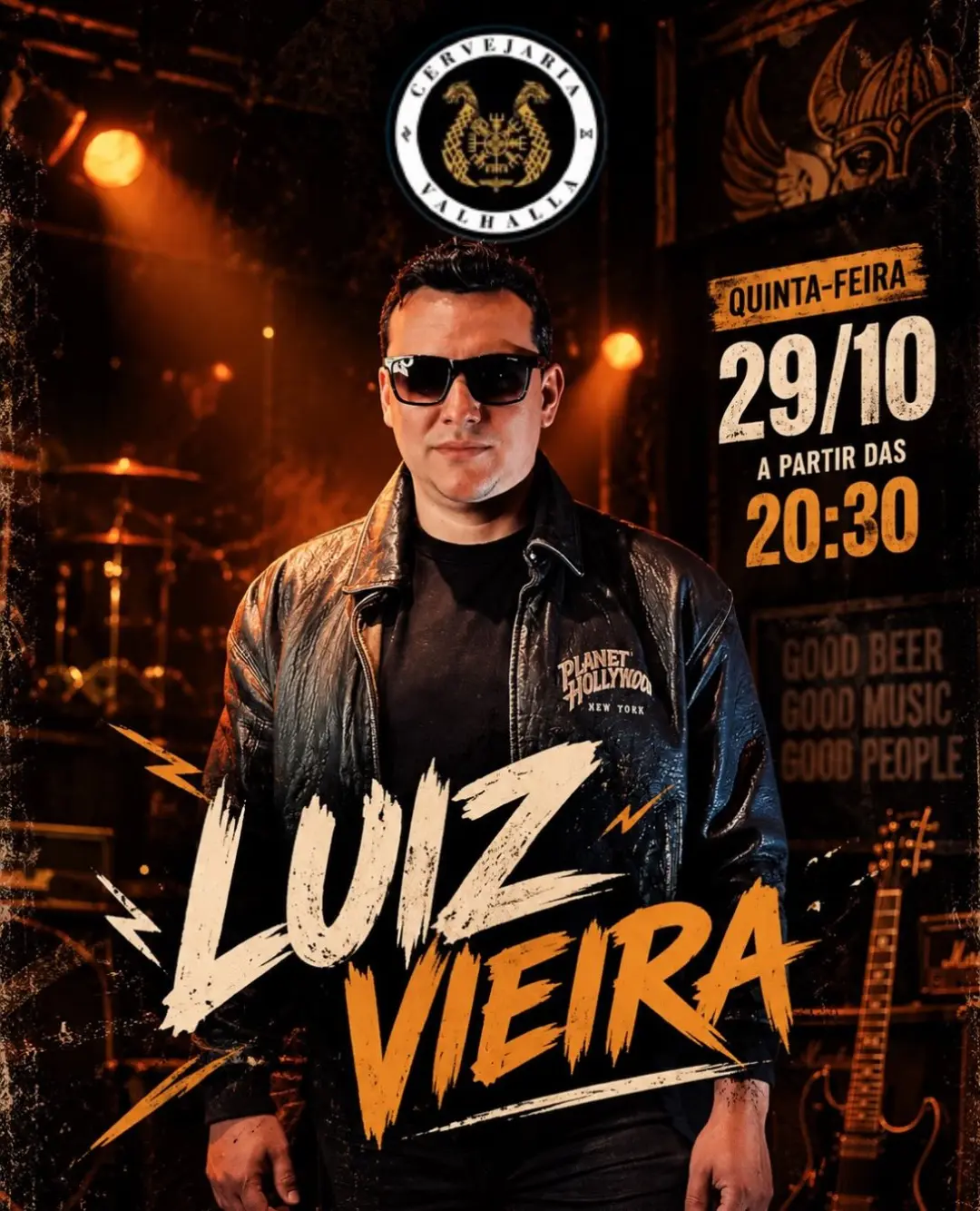 Flyer de Luiz Vieira
