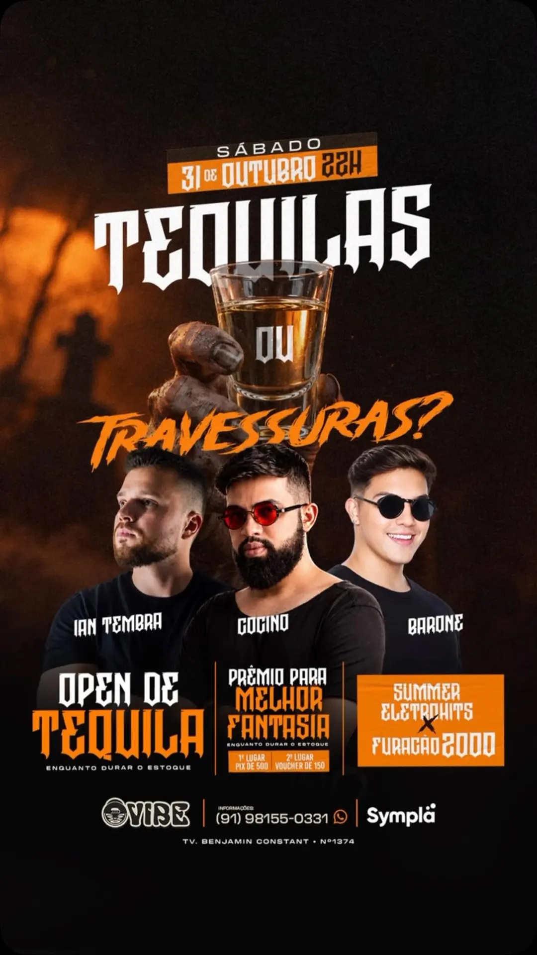 Flyer de Ian Tembra, Cocino e Barone