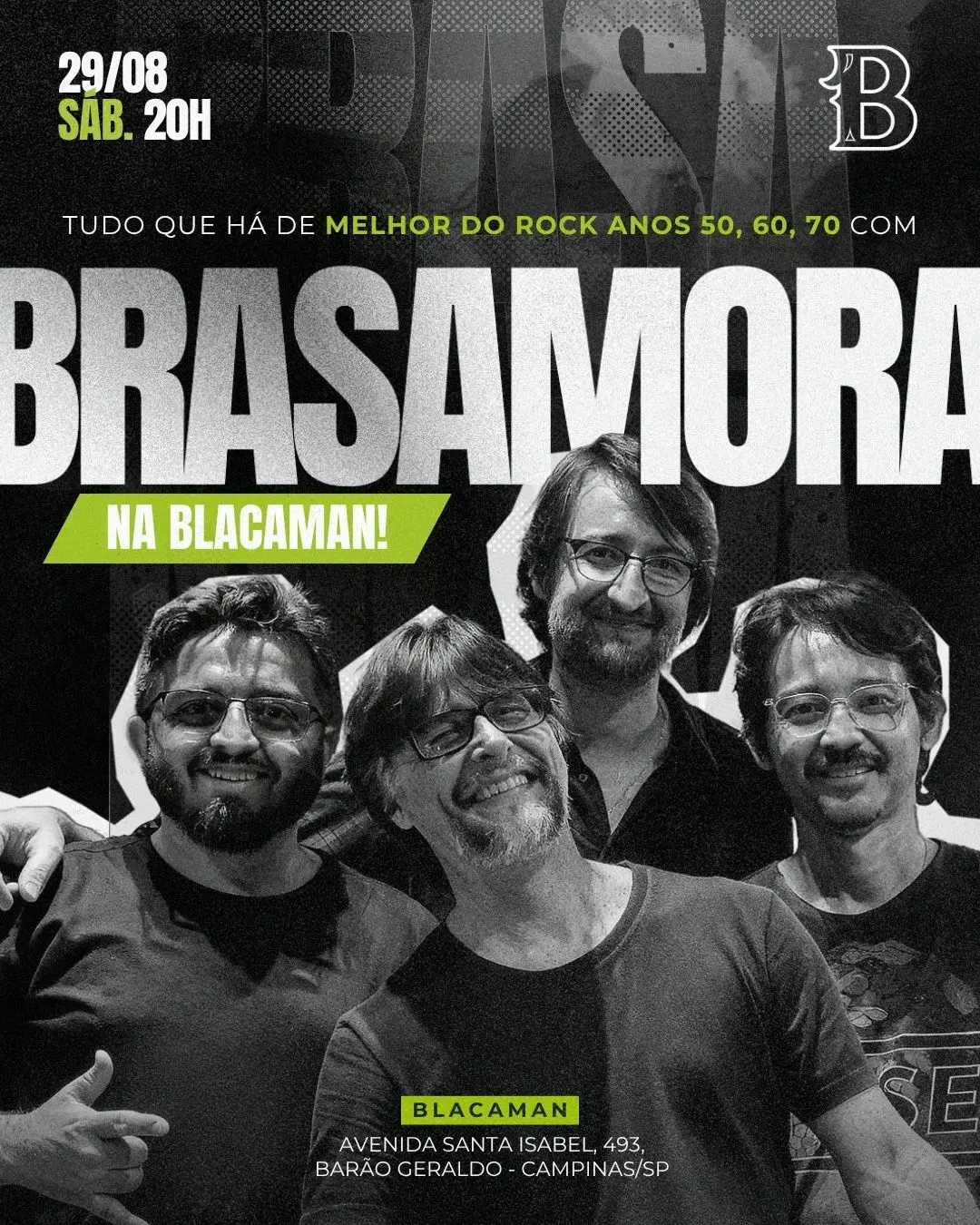 Flyer de Banda Brasamora