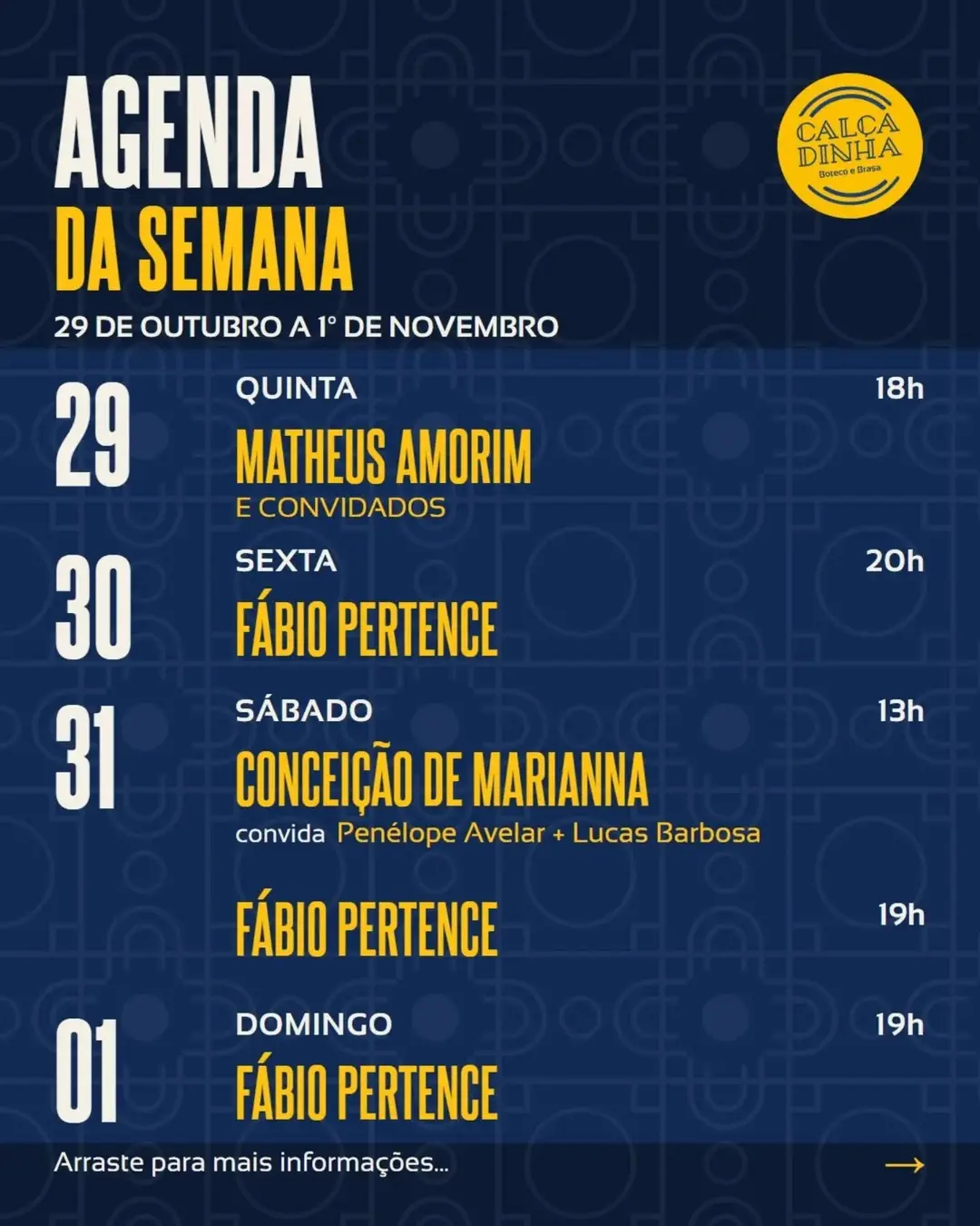 Flyer de Fábio Pertence