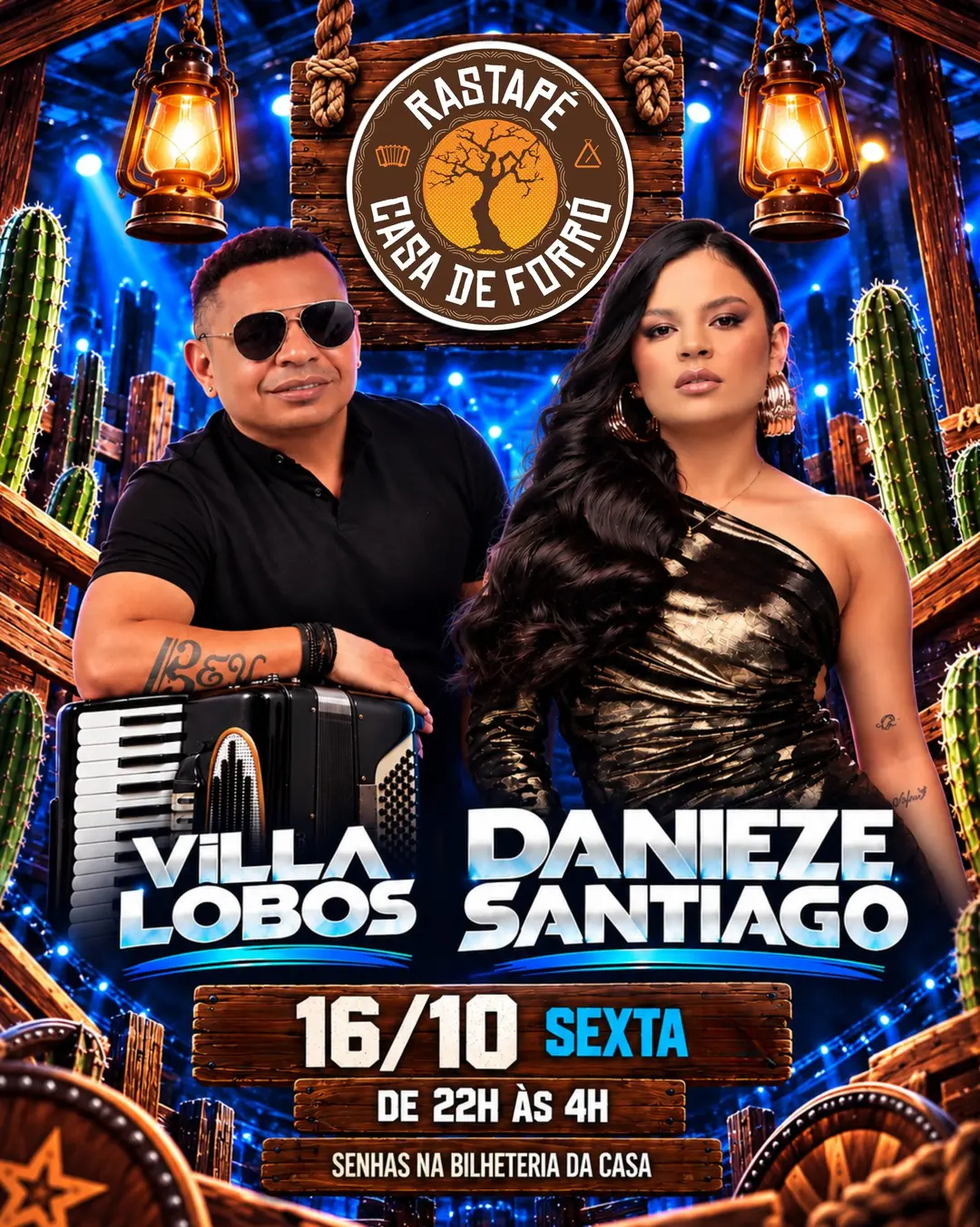 Flyer de Danieze Santiago