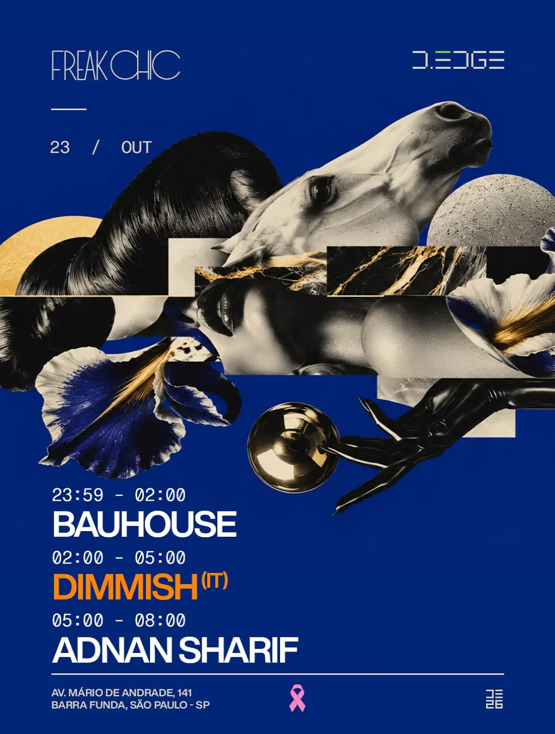 Flyer de dimmish_music, DJ Adnan Sharif e bauhousemusic
