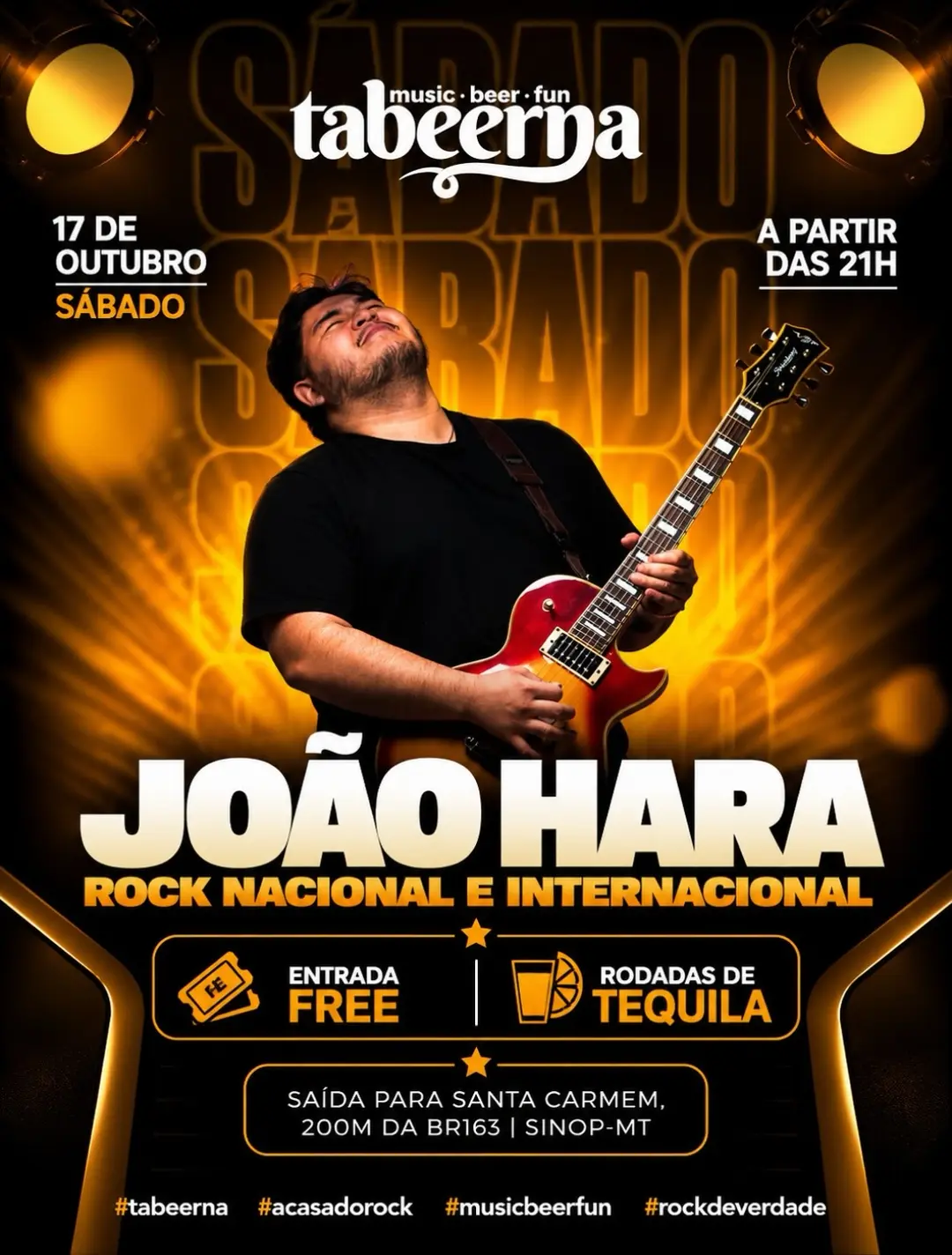 Flyer de João Hara