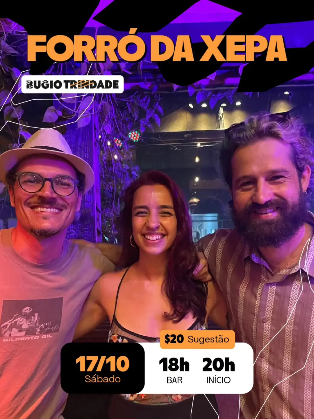 Flyer de Forró da Xepa