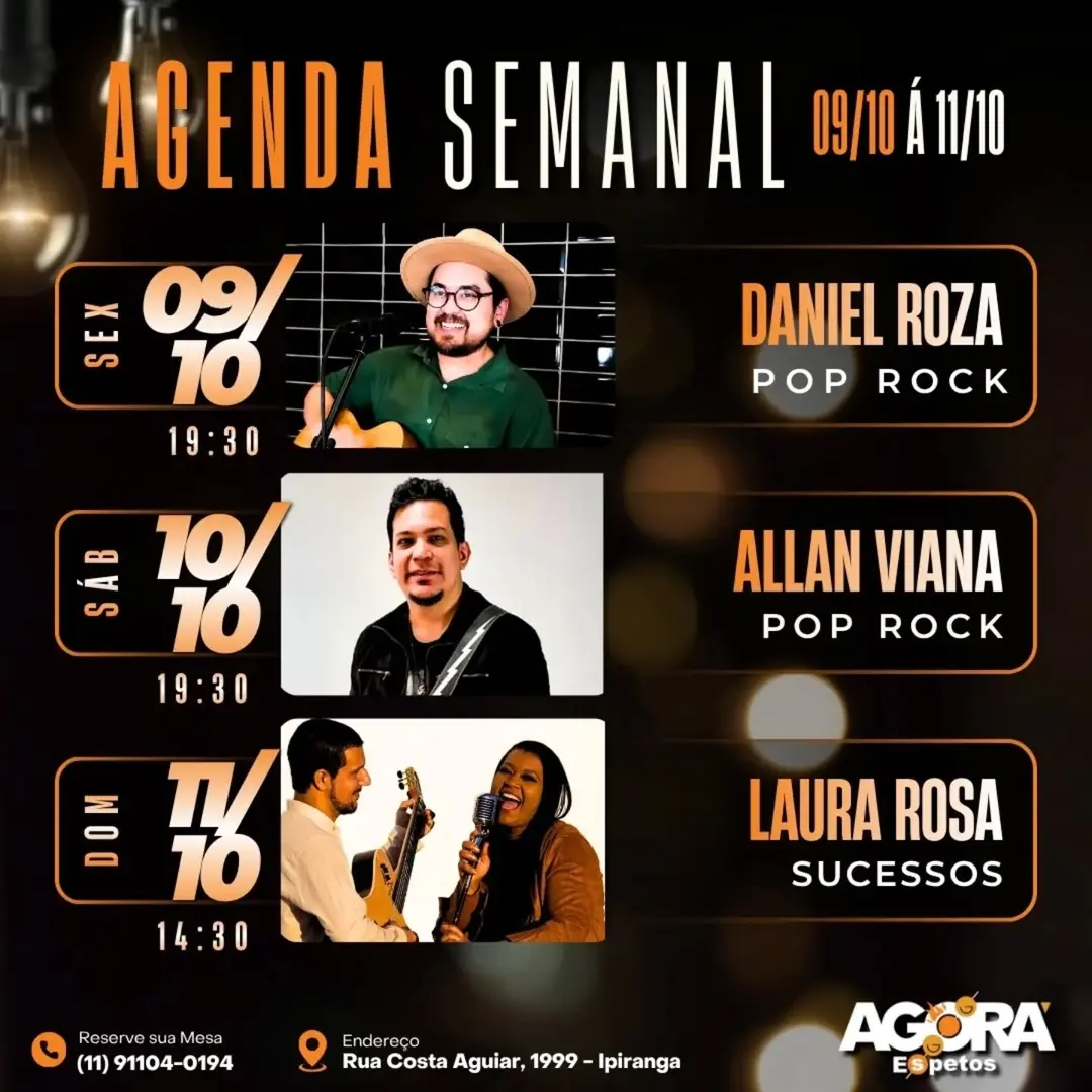Flyer de Laura Rosa