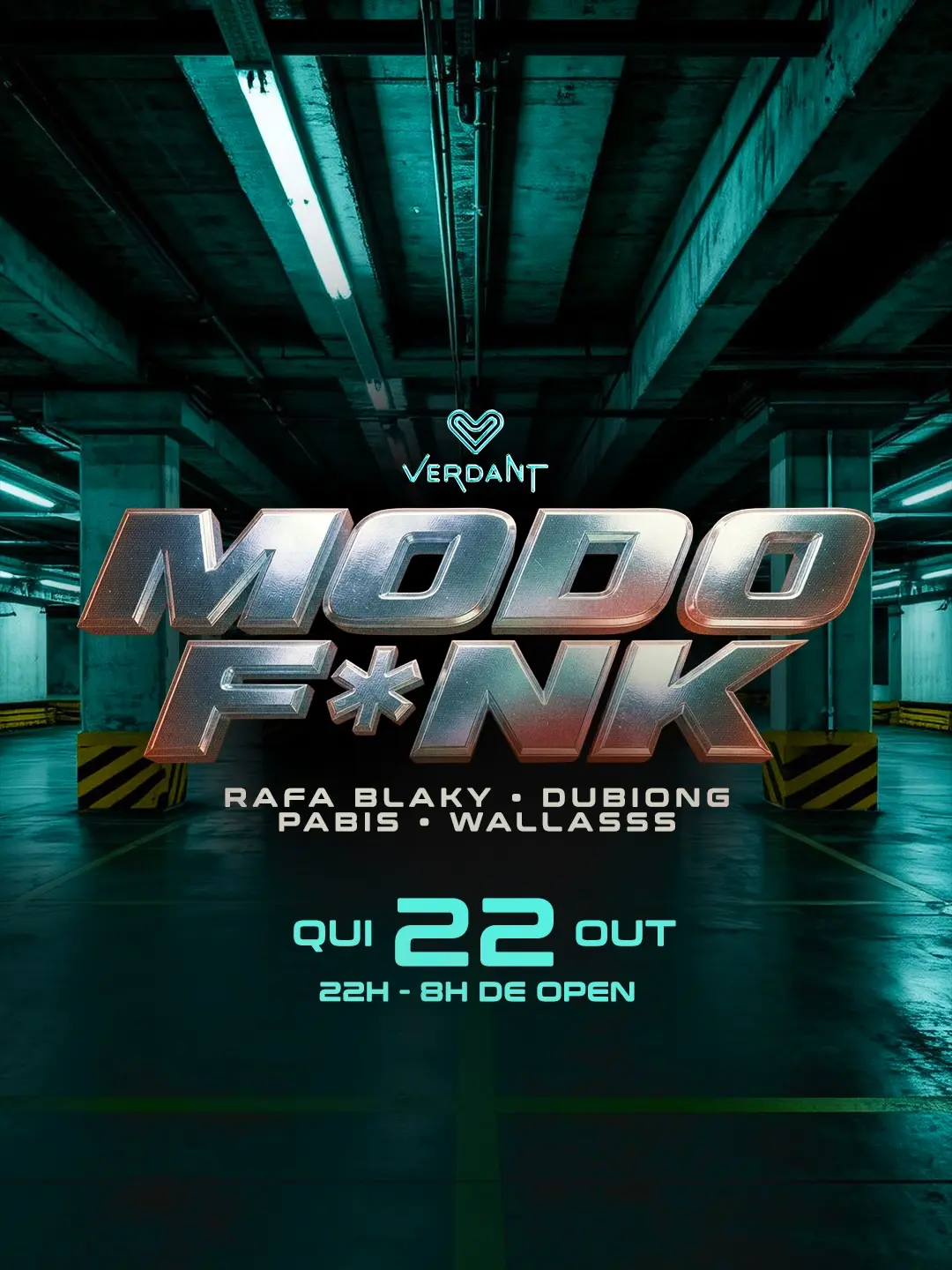 Flyer de Gabriel Pabis, Dubiong DJ e mais 2 artistas
