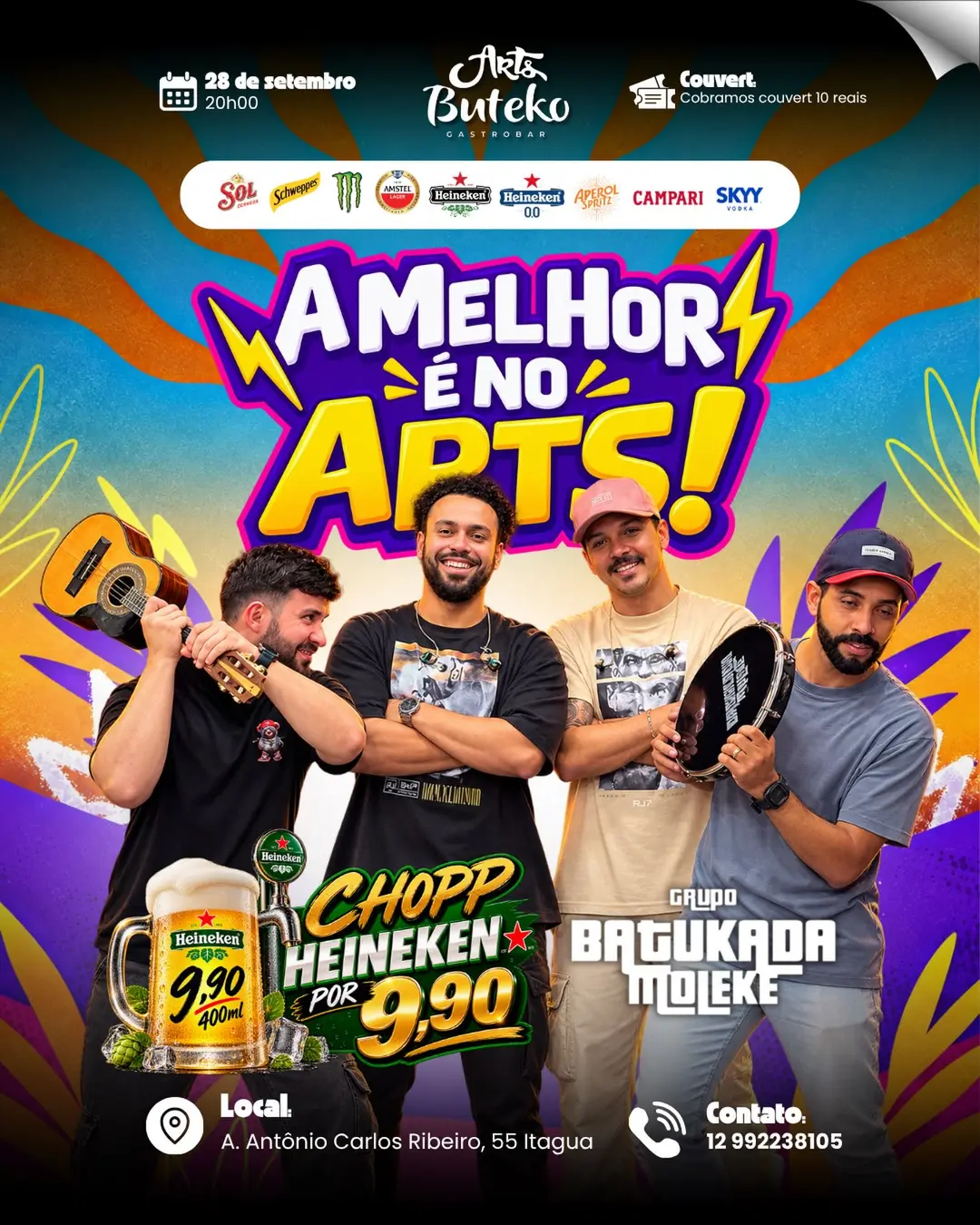 Flyer de Batukada Moleke