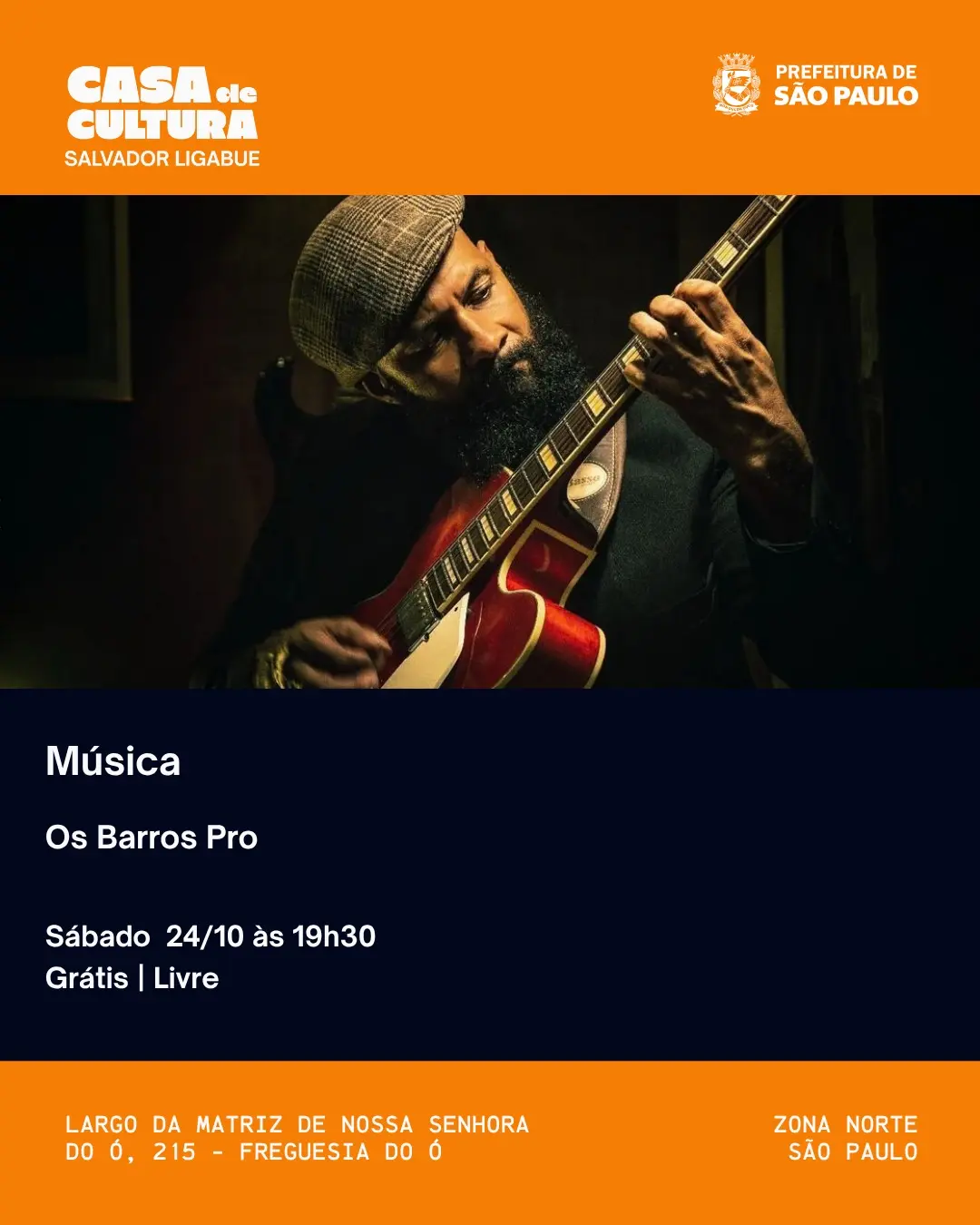 Flyer de Os Barros Pro