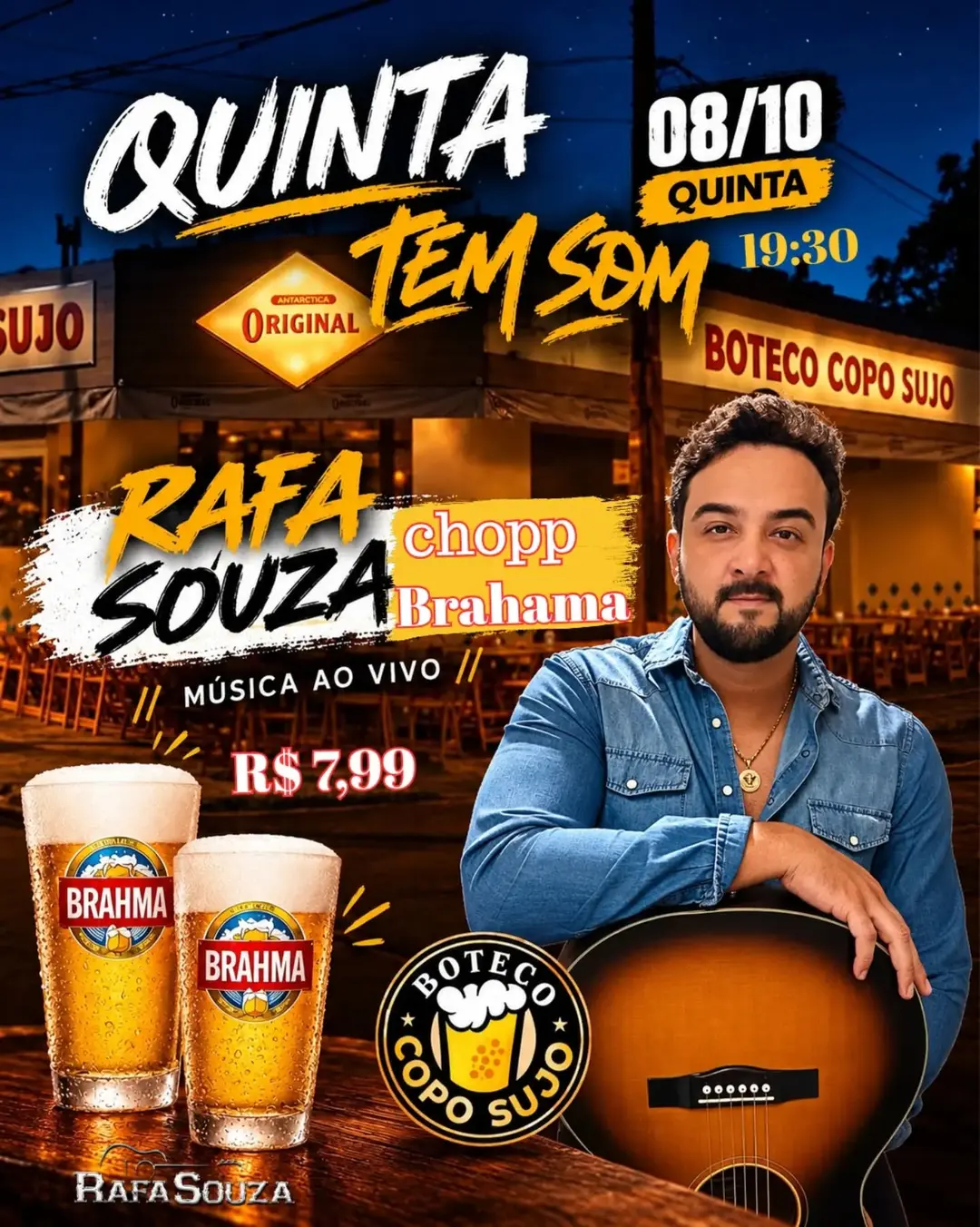 Flyer de Rafa Souza