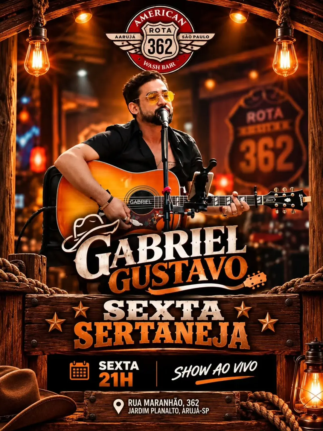 Flyer de Gabriel Gustavo