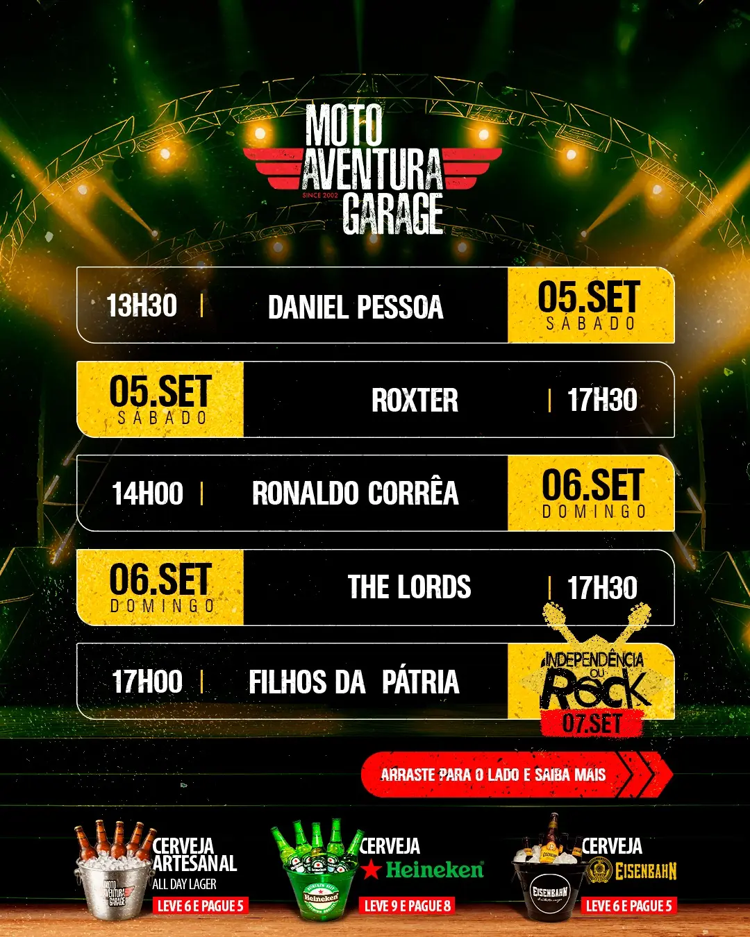 Flyer de Ronaldo Kashmir e The Lords