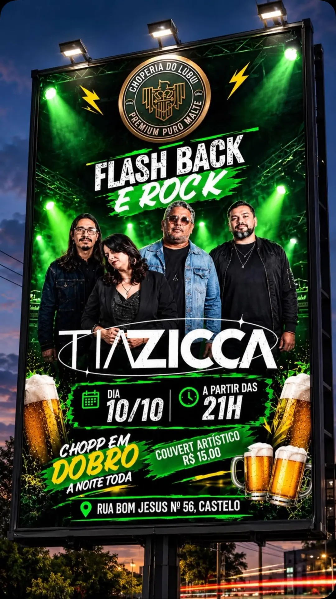 Flyer de Tia Zicca